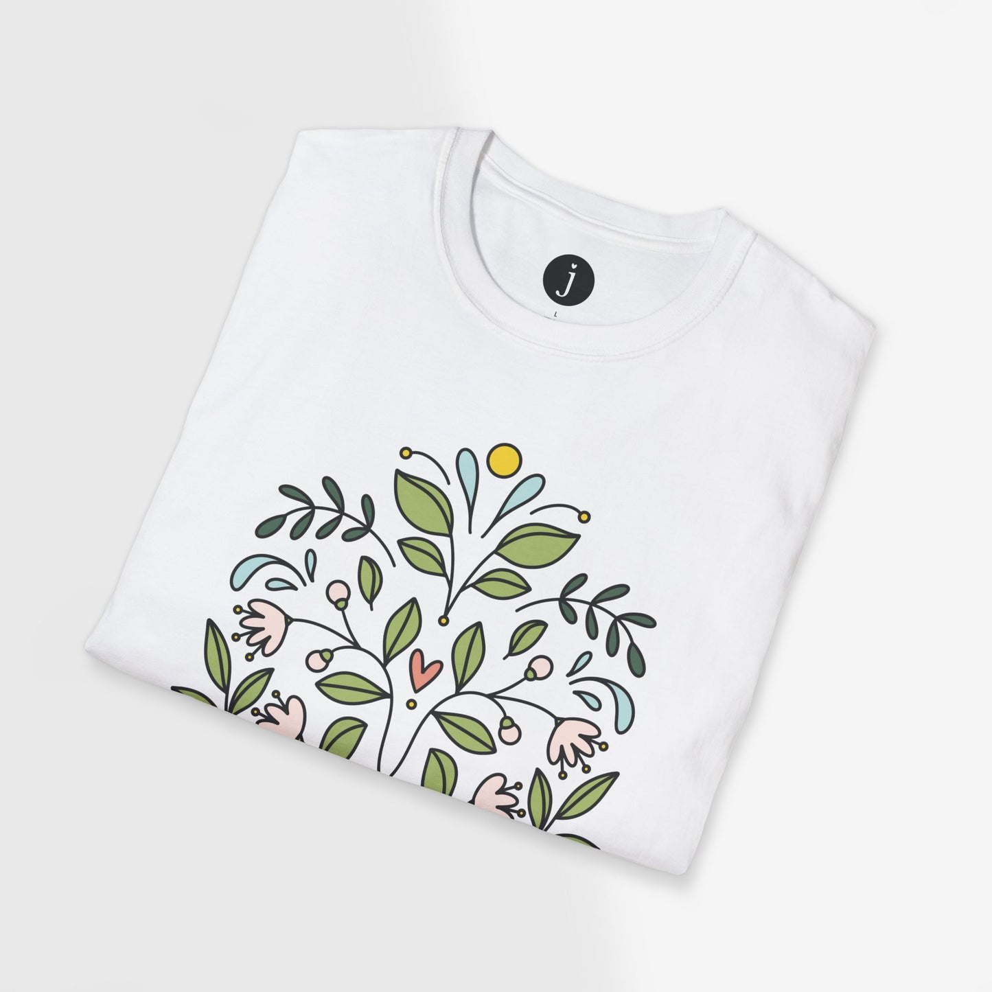 Floral Blooms Unisex Softstyle T-Shirt | 7 Color Options