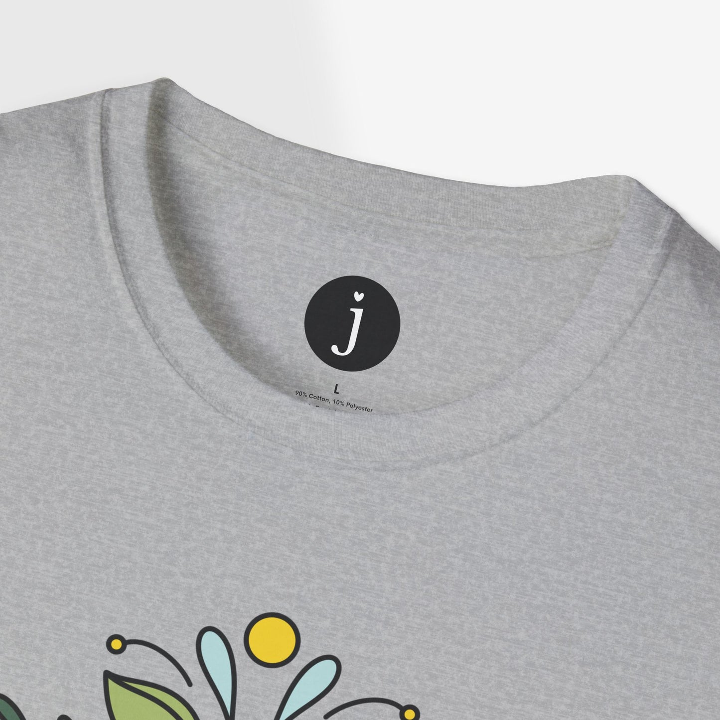 Floral Blooms Unisex Softstyle T-Shirt | 7 Color Options