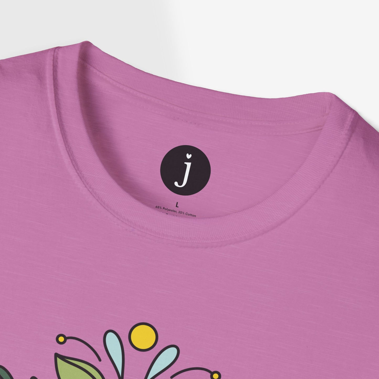 Floral Blooms Unisex Softstyle T-Shirt | 7 Color Options