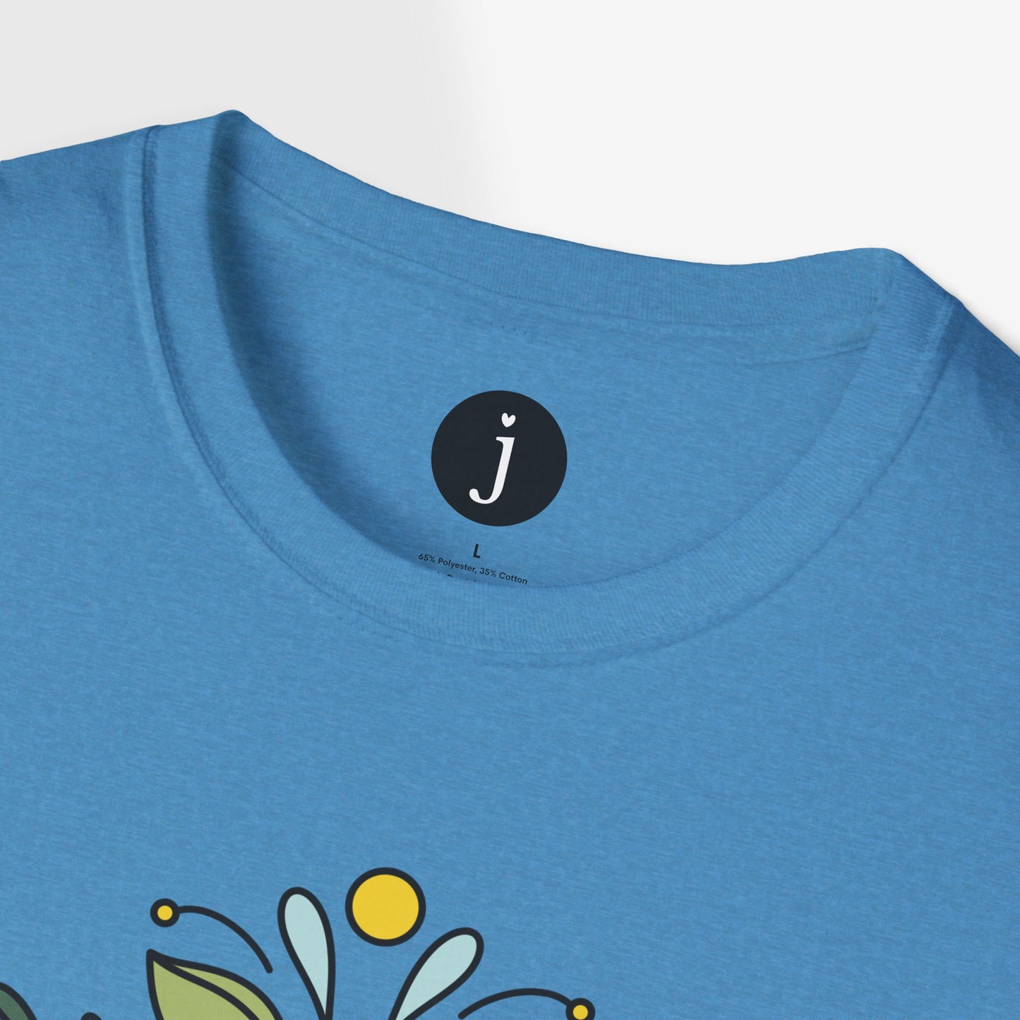 Floral Blooms Unisex Softstyle T-Shirt | 7 Color Options