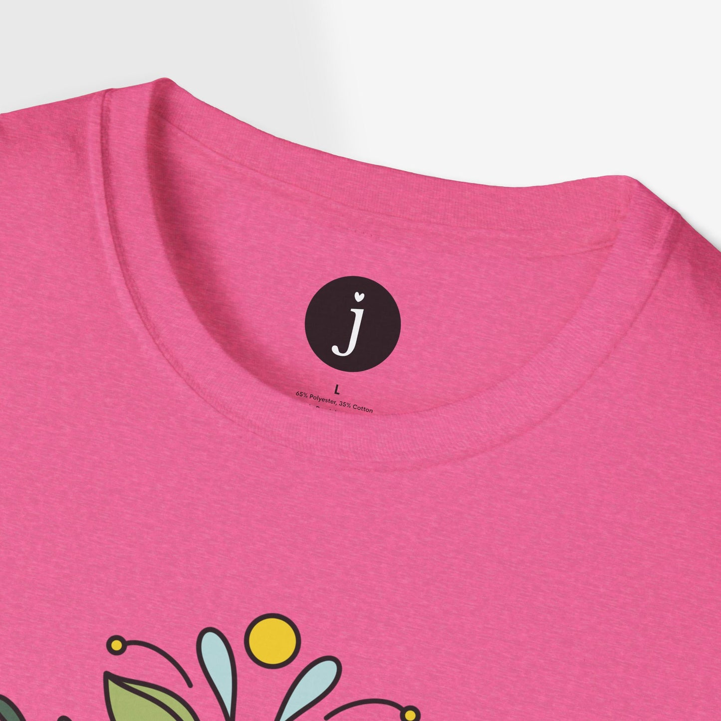 Floral Blooms Unisex Softstyle T-Shirt | 7 Color Options