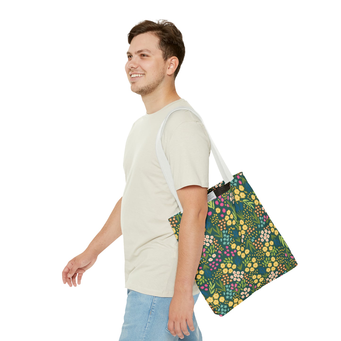 Summer Garden Tote Bag | Hunter Green | Nature Inspired Gift
