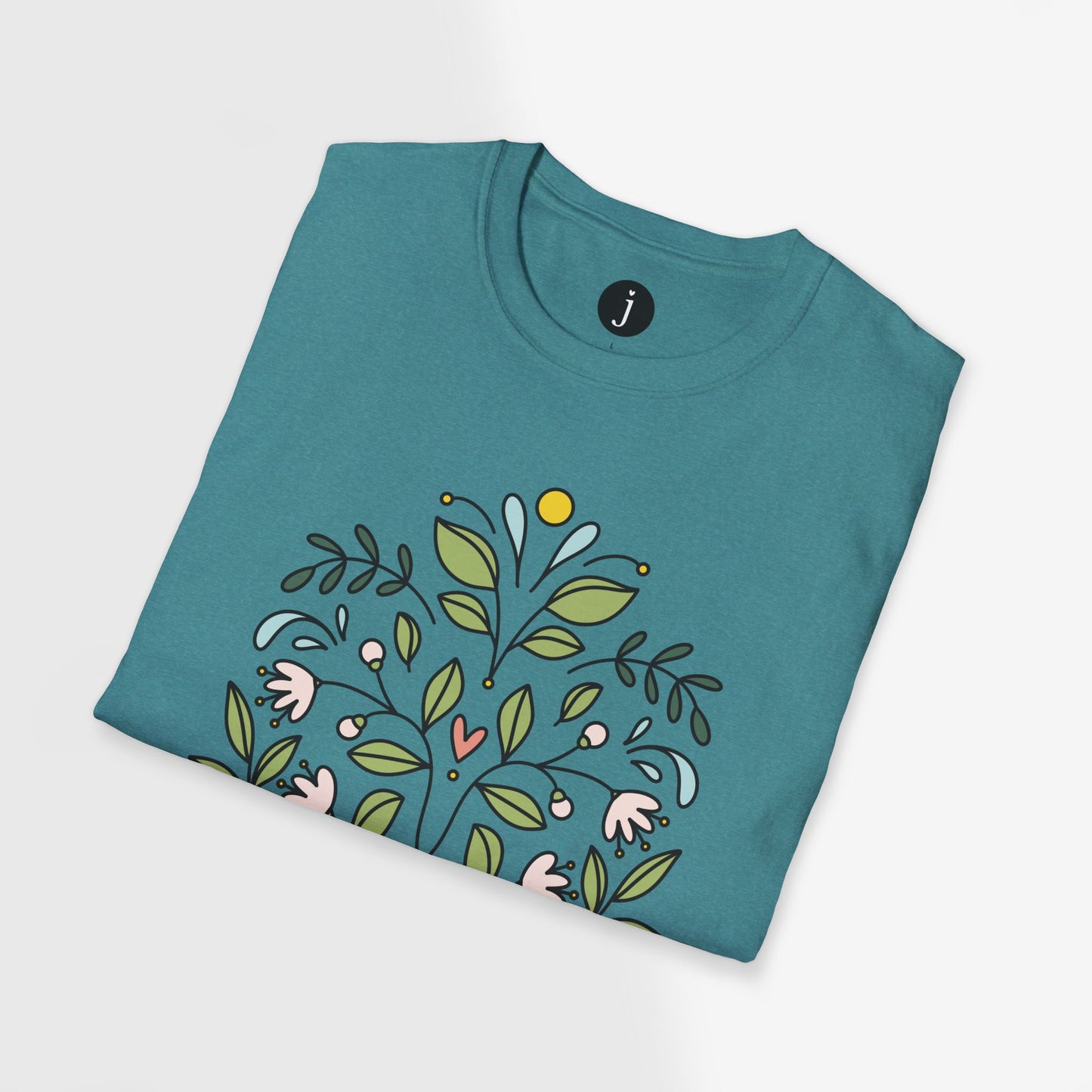 Floral Blooms Unisex Softstyle T-Shirt | 7 Color Options