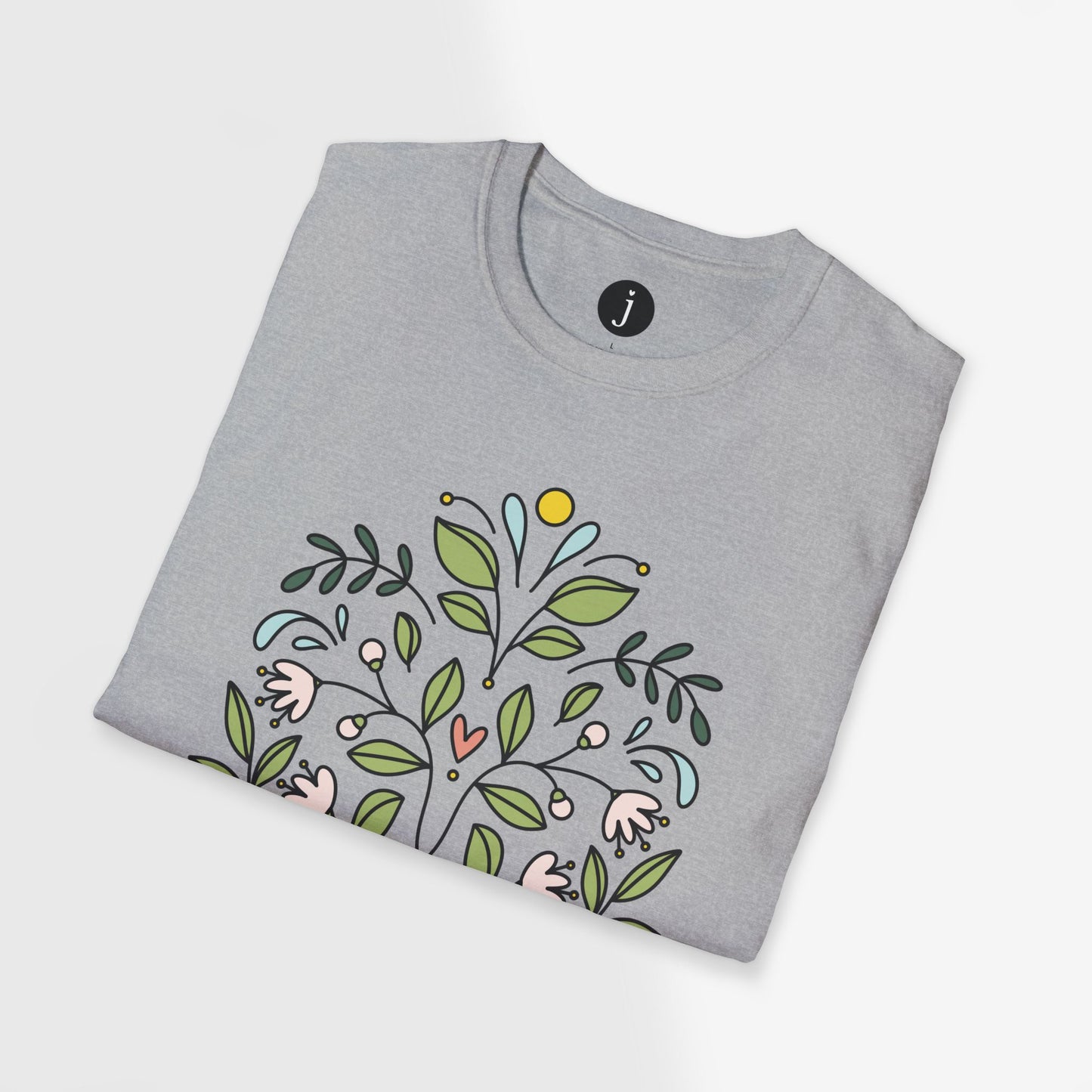 Floral Blooms Unisex Softstyle T-Shirt | 7 Color Options