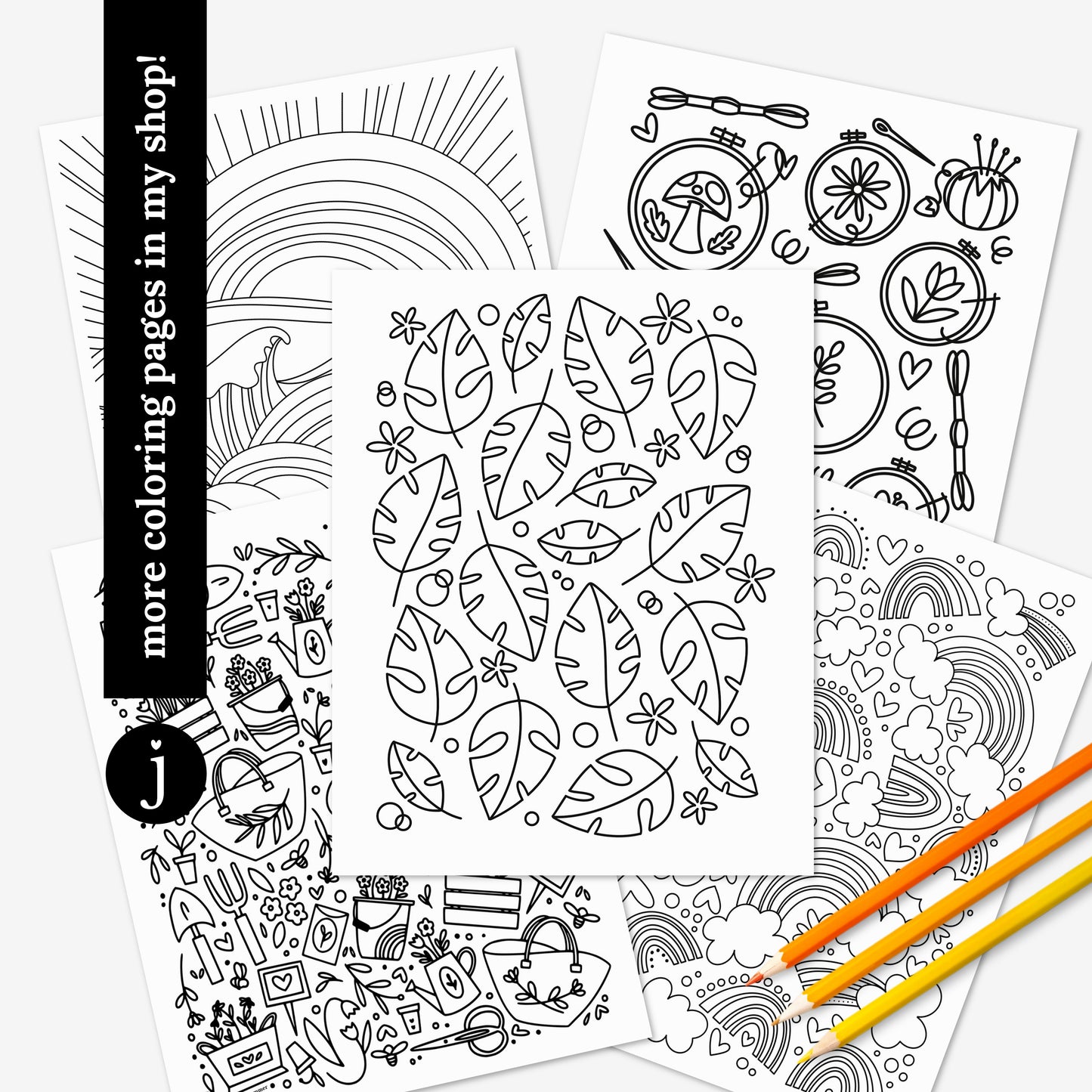 30Pk Celebrate Autism Coloring Sheets | Neurodiversity Inclusion & Acceptance | Hand-Drawn Coloring Pages By An Autism Momma + Color Tester Pages