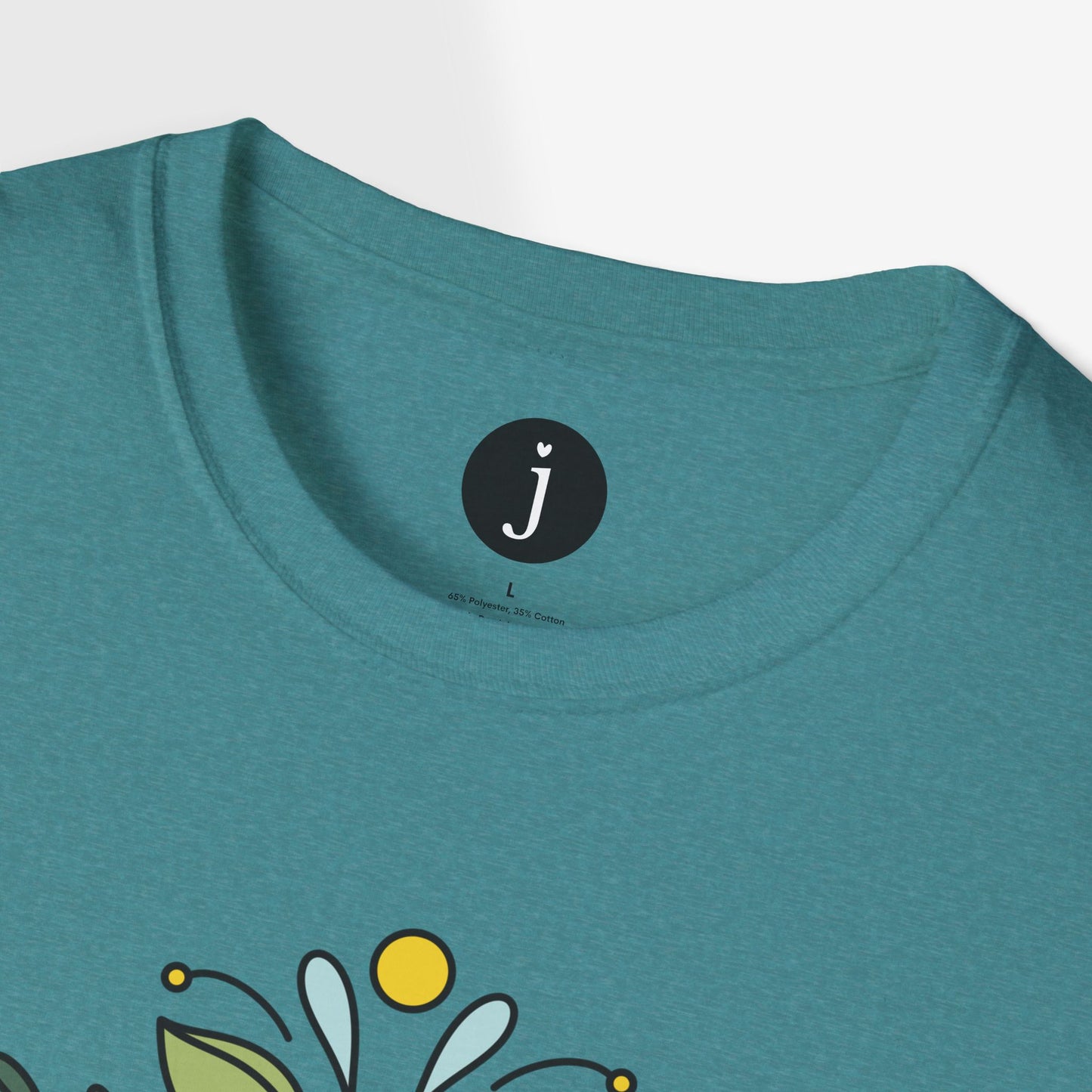 Floral Blooms Unisex Softstyle T-Shirt | 7 Color Options