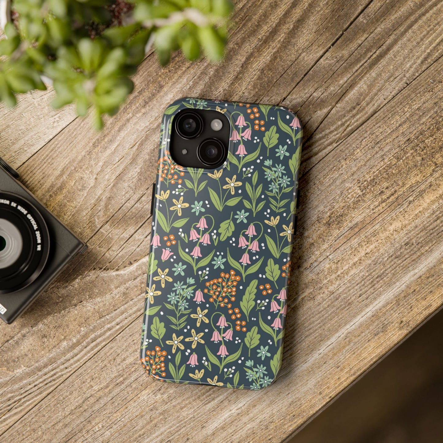 Forestcore Blooms Tough Phone Cases | Nature Inspired iPhone Cover