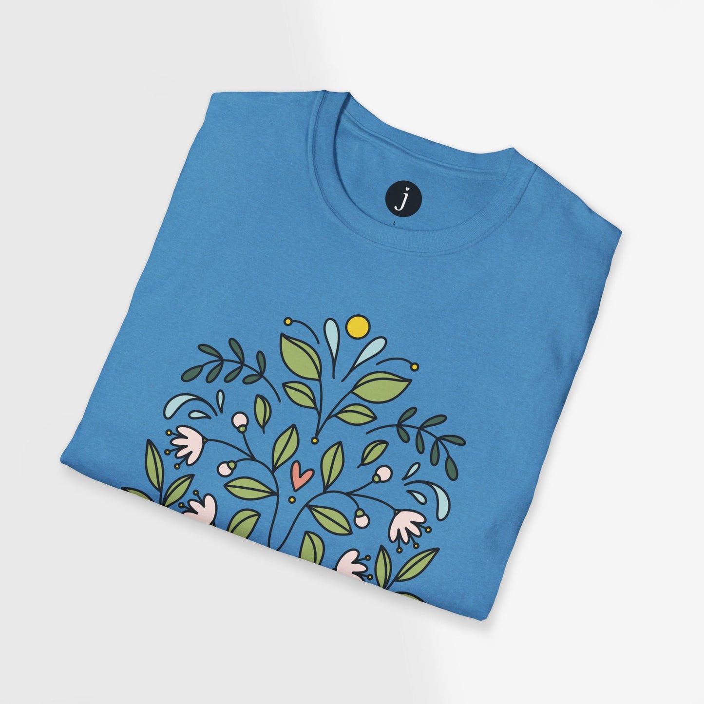 Floral Blooms Unisex Softstyle T-Shirt | 7 Color Options