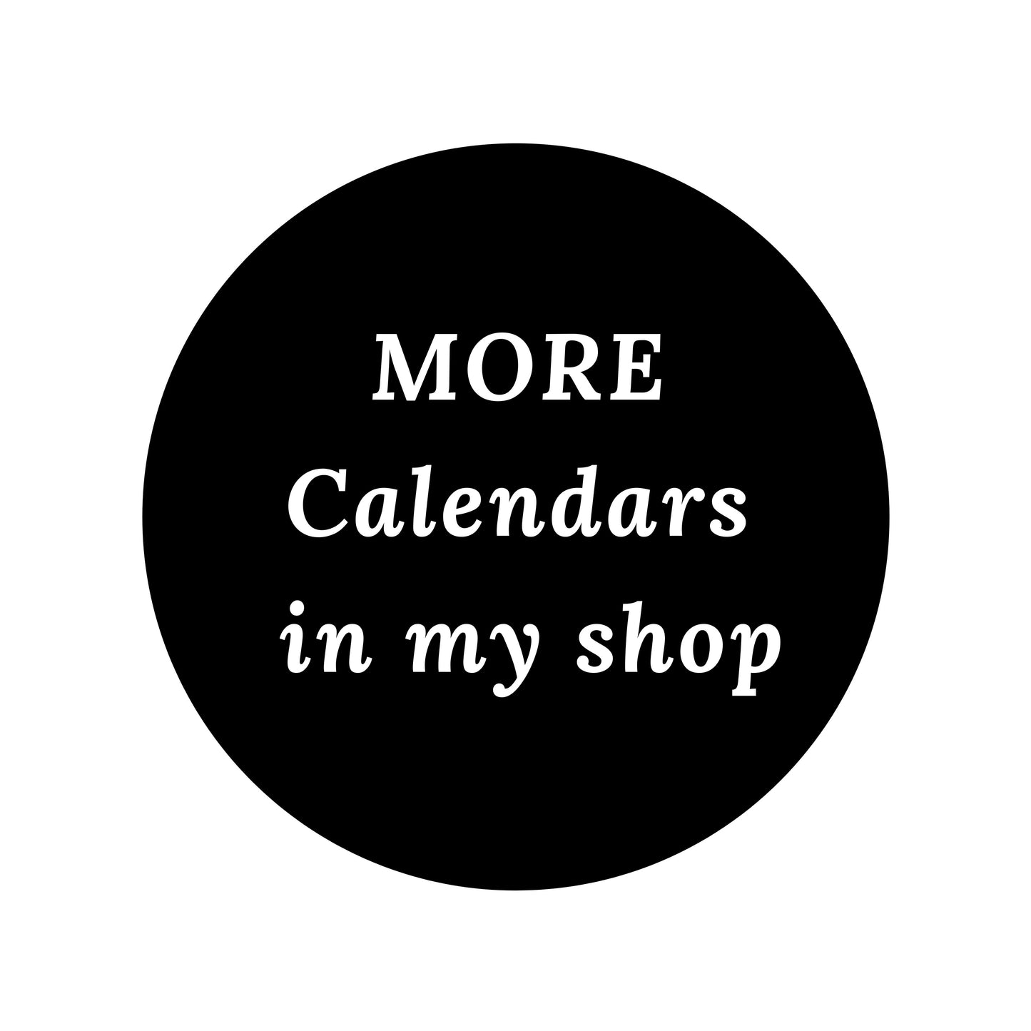 2024 Birth Flower + At A Glance Printable Calendar | Full Year 12 Months | Sunday & Monday Start Day | Digital Calendar