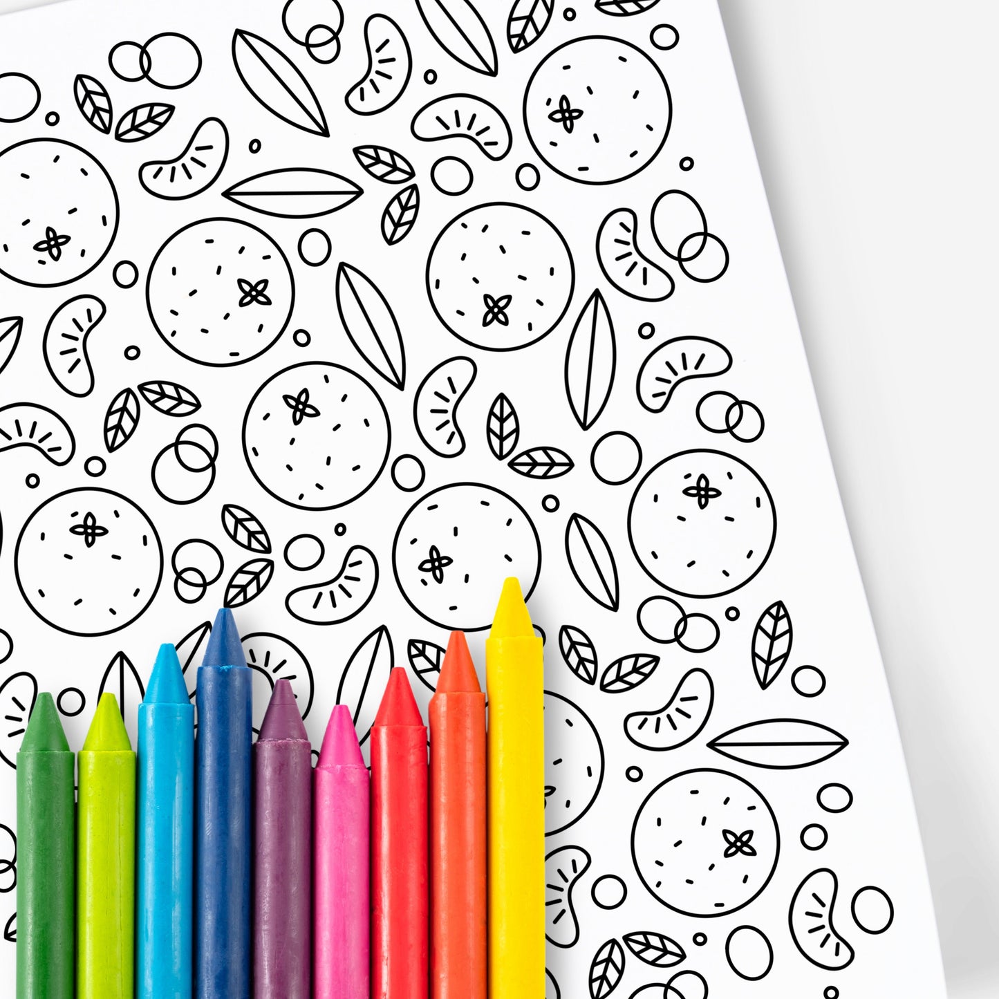 10 Pk Foodie Printable Coloring Book 10Pk Coloring Pages | Hand-Drawn Digital Coloring Book | Adult Zen Calming Color Activity Time