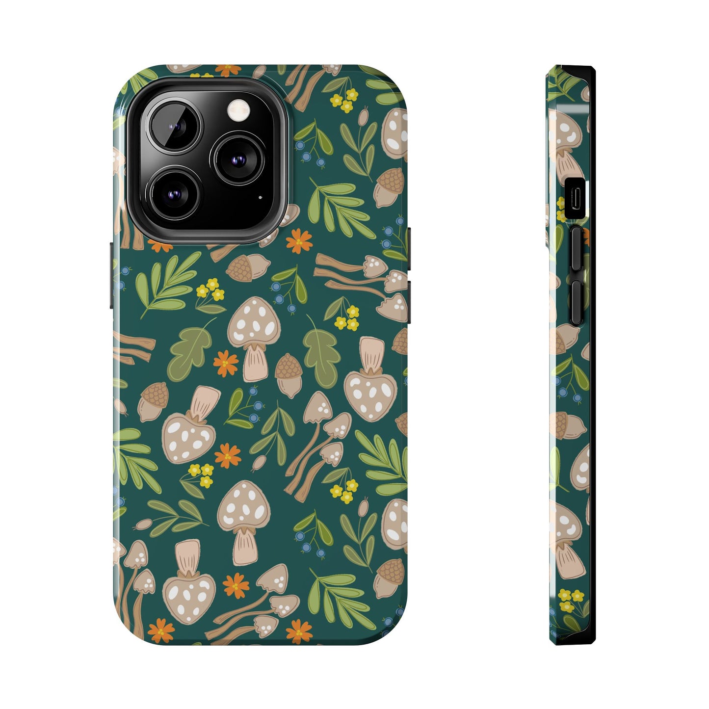 Forest Mushroom Bliss Tough Phone Cases | Nature Inspired iPhone Cover