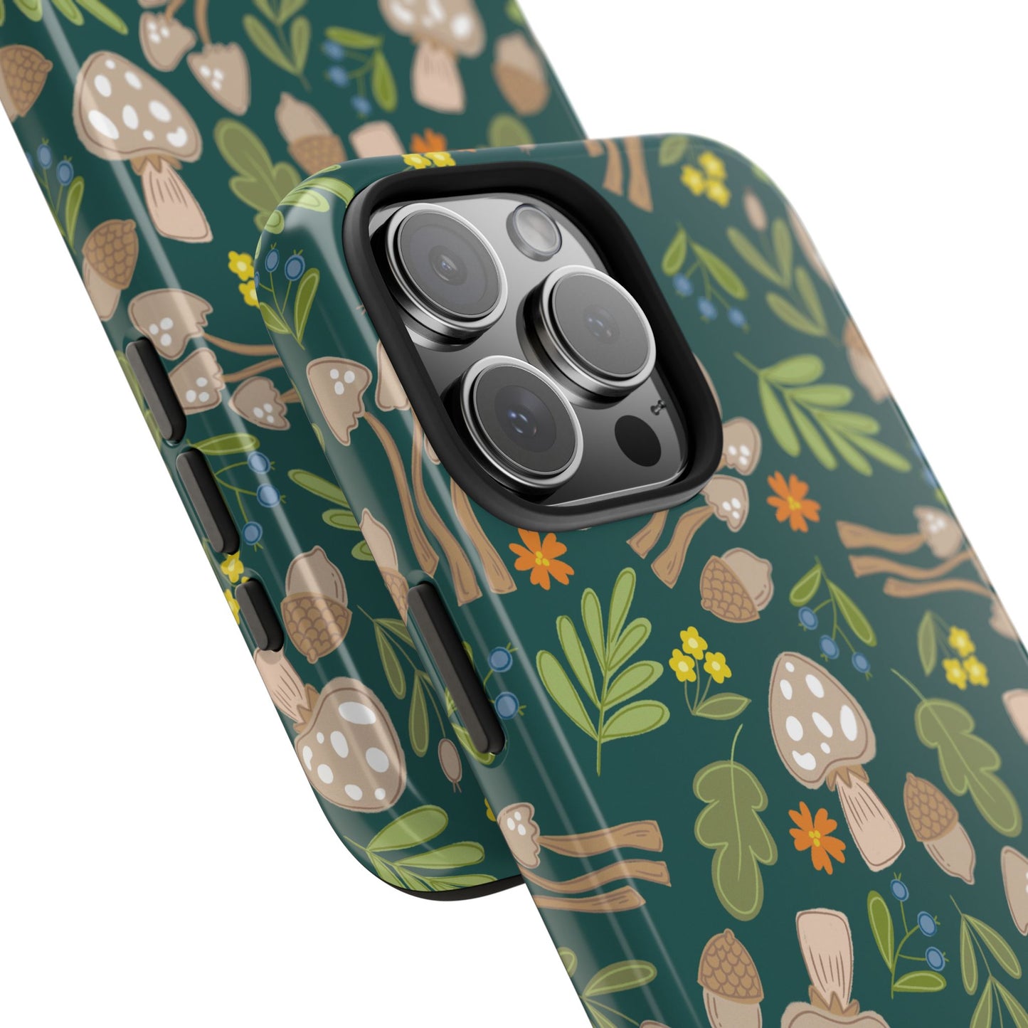 Forest Mushroom Bliss Tough Phone Cases | Nature Inspired iPhone Cover