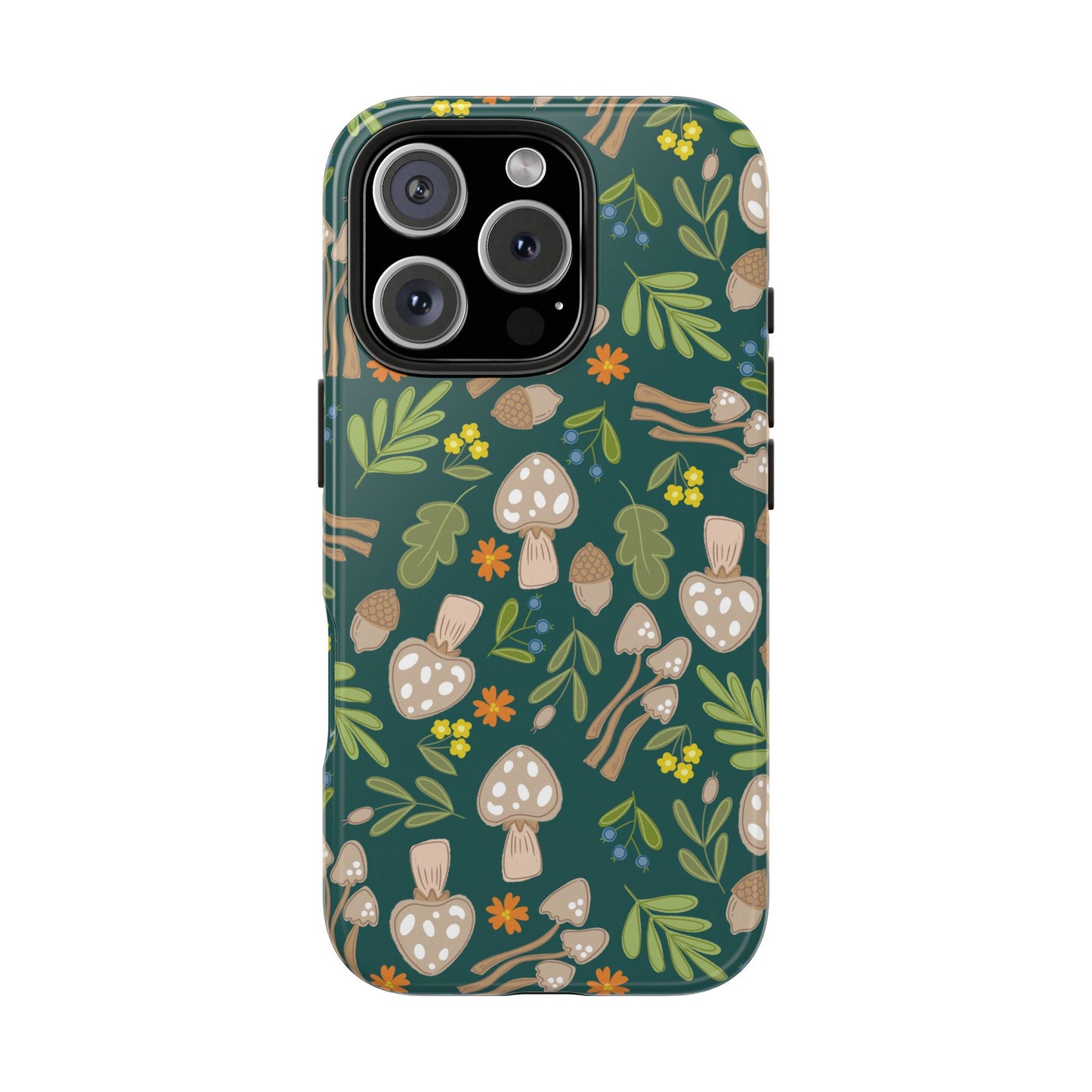 Forest Mushroom Bliss Tough Phone Cases | Nature Inspired iPhone Cover