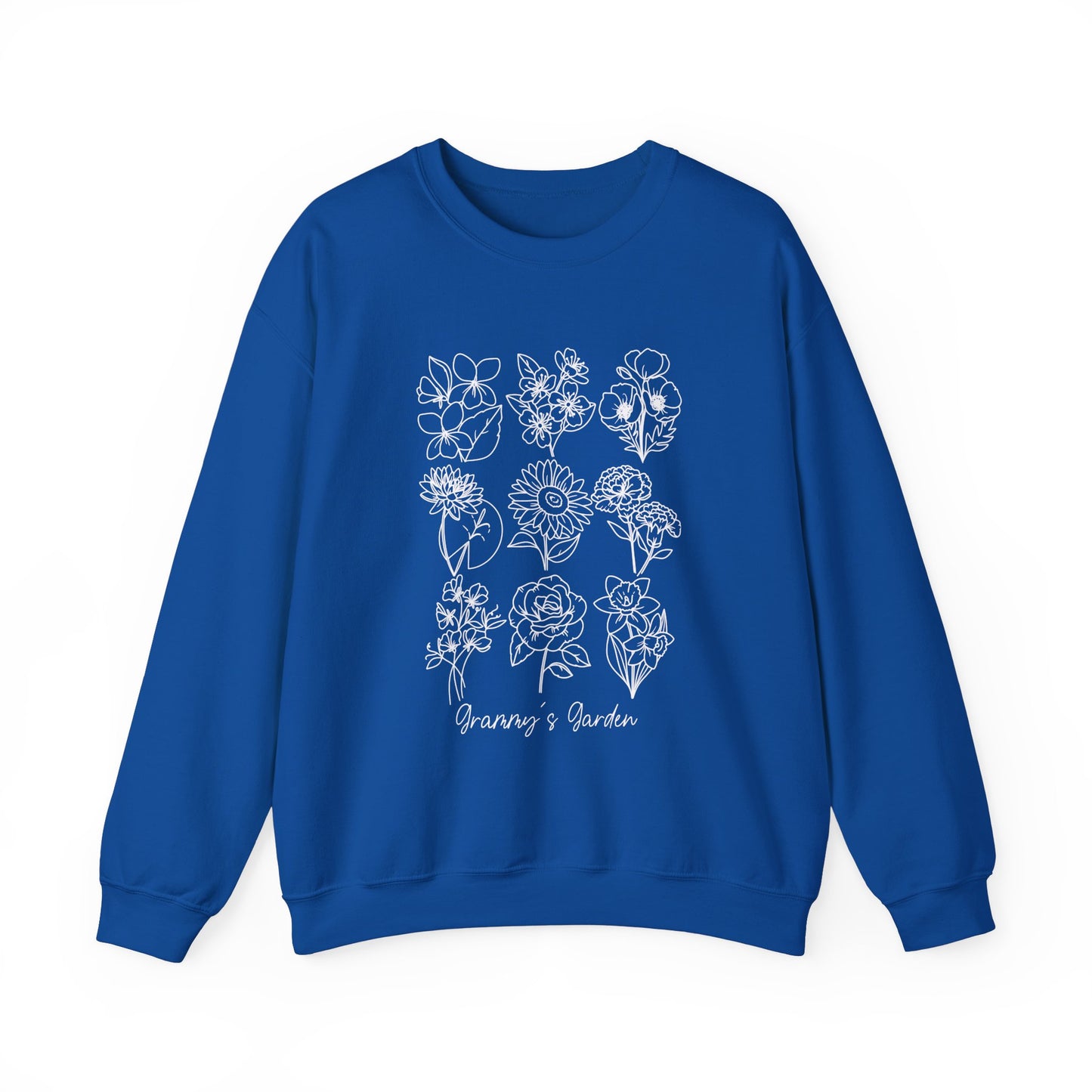 Personalized Birth Flower Garden Sweatshirt | Up to 12 Flowers