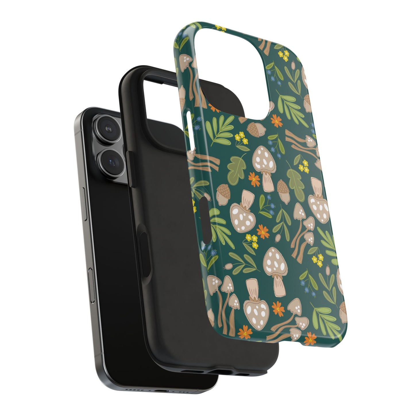 Forest Mushroom Bliss Tough Phone Cases | Nature Inspired iPhone Cover