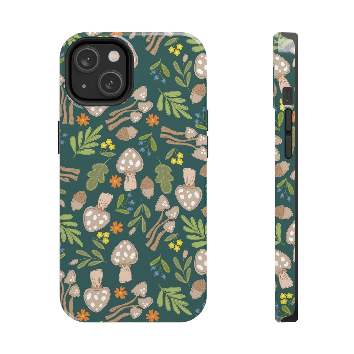 Forest Mushroom Bliss Tough Phone Cases | Nature Inspired iPhone Cover