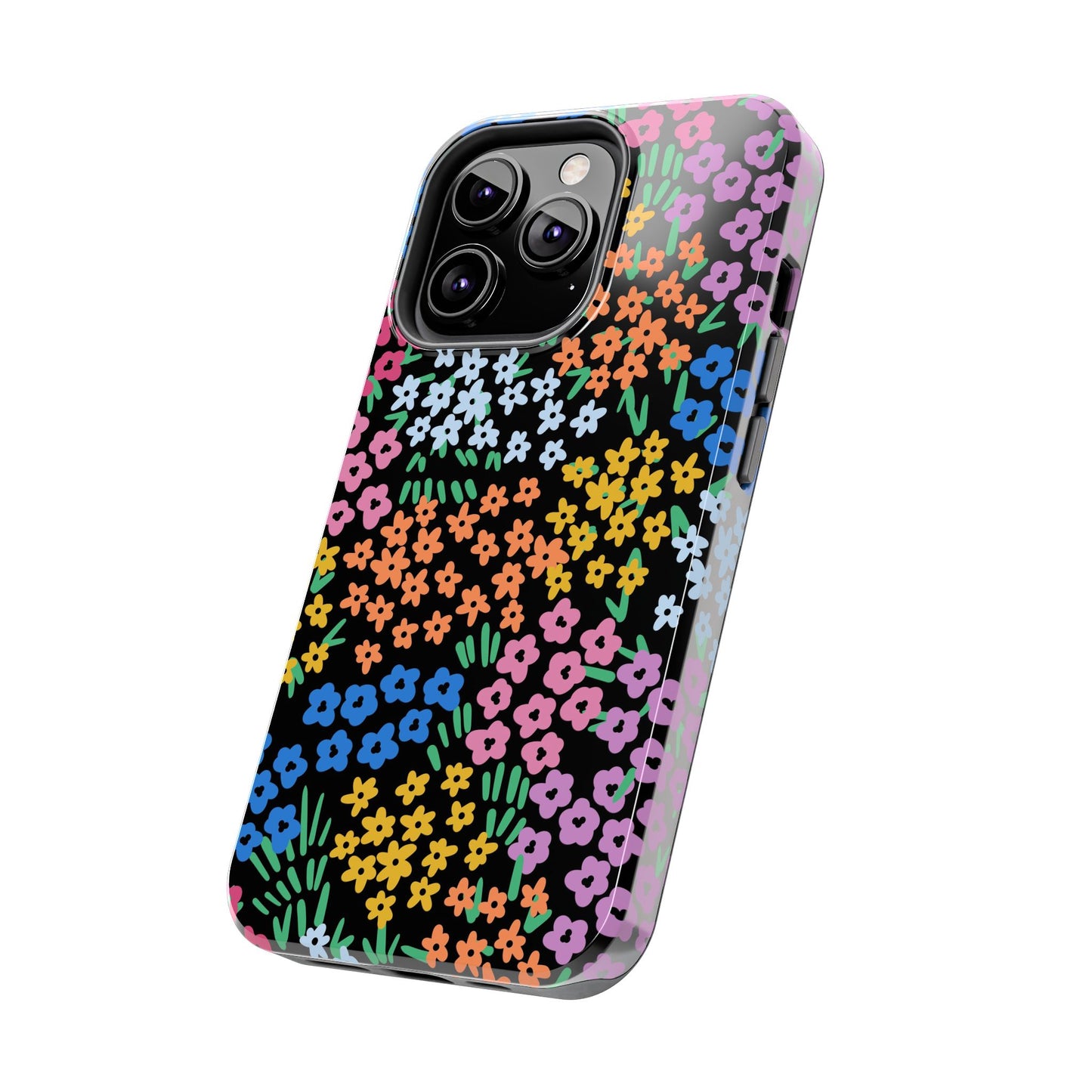 Spring Blooms | Black Tough Phone Cases | Nature Inspired iPhone Cover