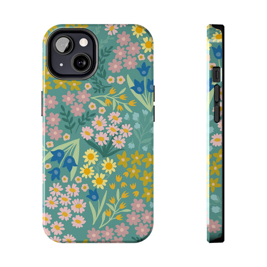 Flower Meadow No. 3 Tough Phone Case | Garden Inspired Gift | Floral Phone Cover