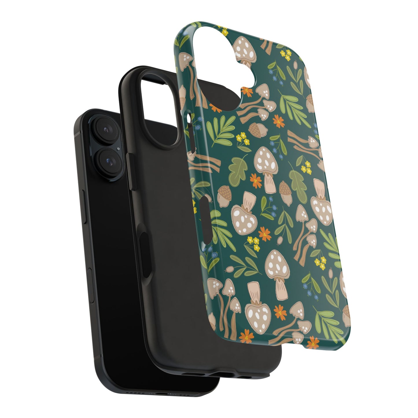 Forest Mushroom Bliss Tough Phone Cases | Nature Inspired iPhone Cover