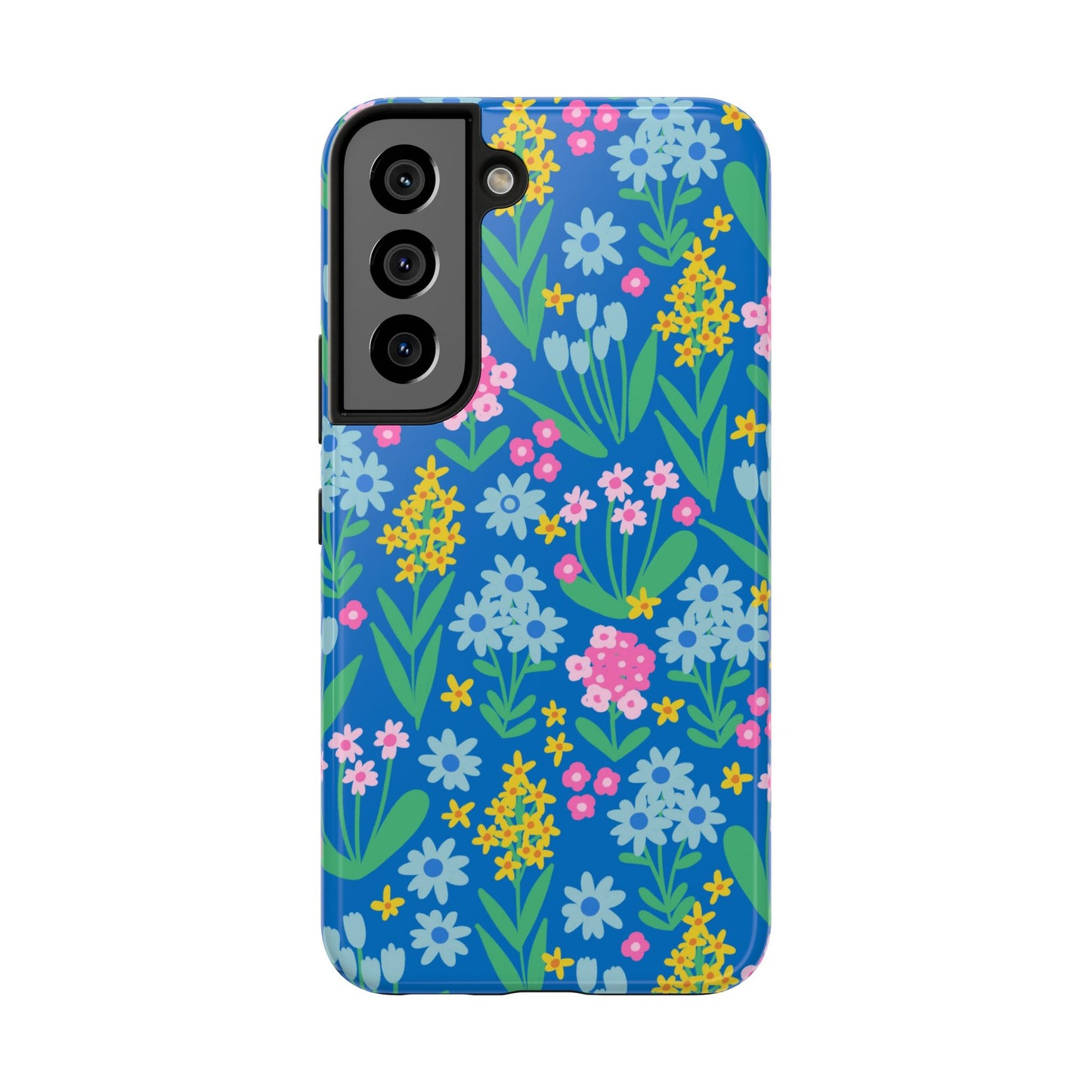 Wildflower Wishes | Blue Floral Tough iPhone Samsung Cases | Nature Inspired iPhone Cover