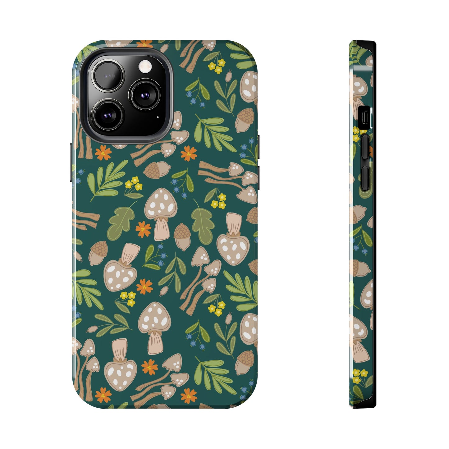 Forest Mushroom Bliss Tough Phone Cases | Nature Inspired iPhone Cover