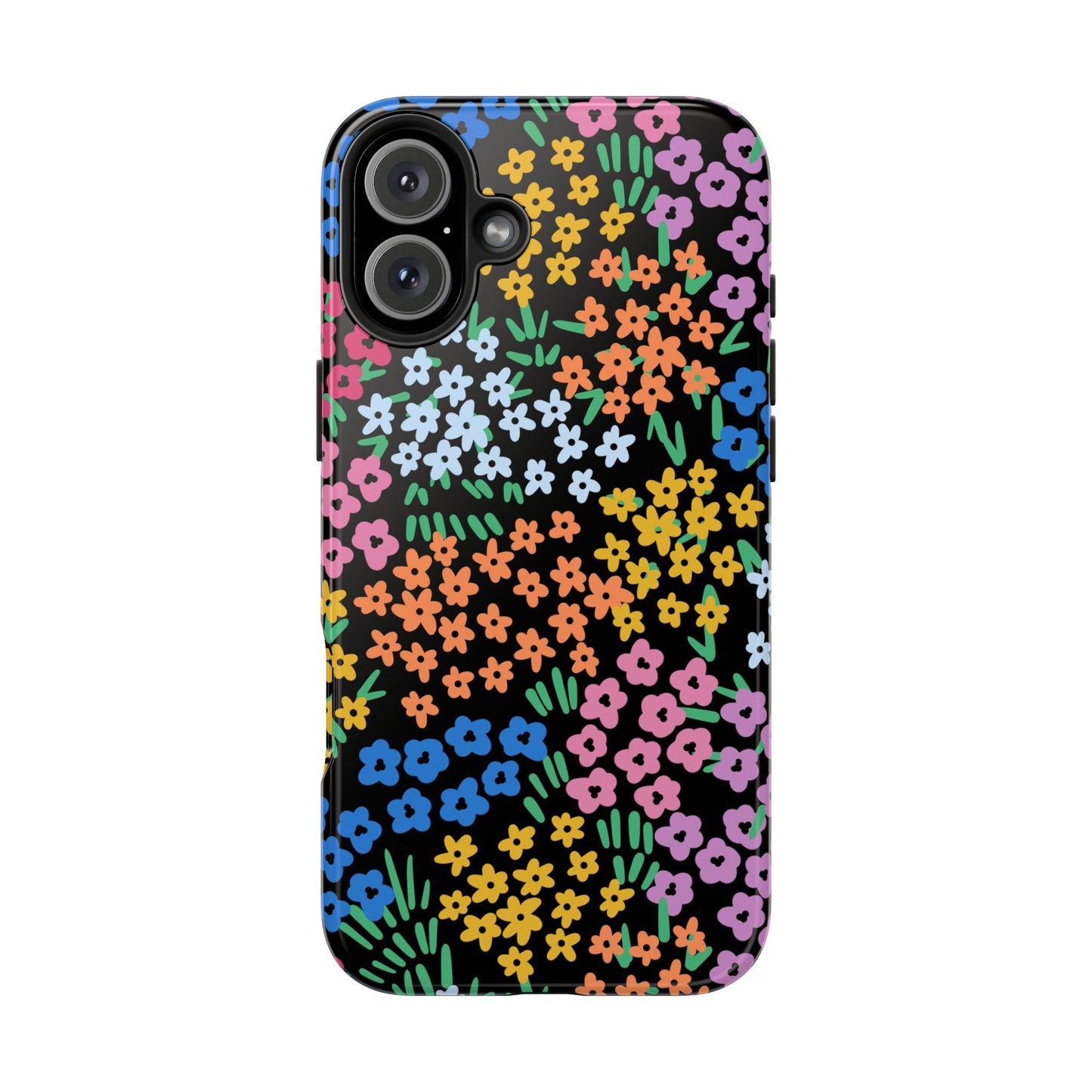 Spring Blooms | Black Tough Phone Cases | Nature Inspired iPhone Cover