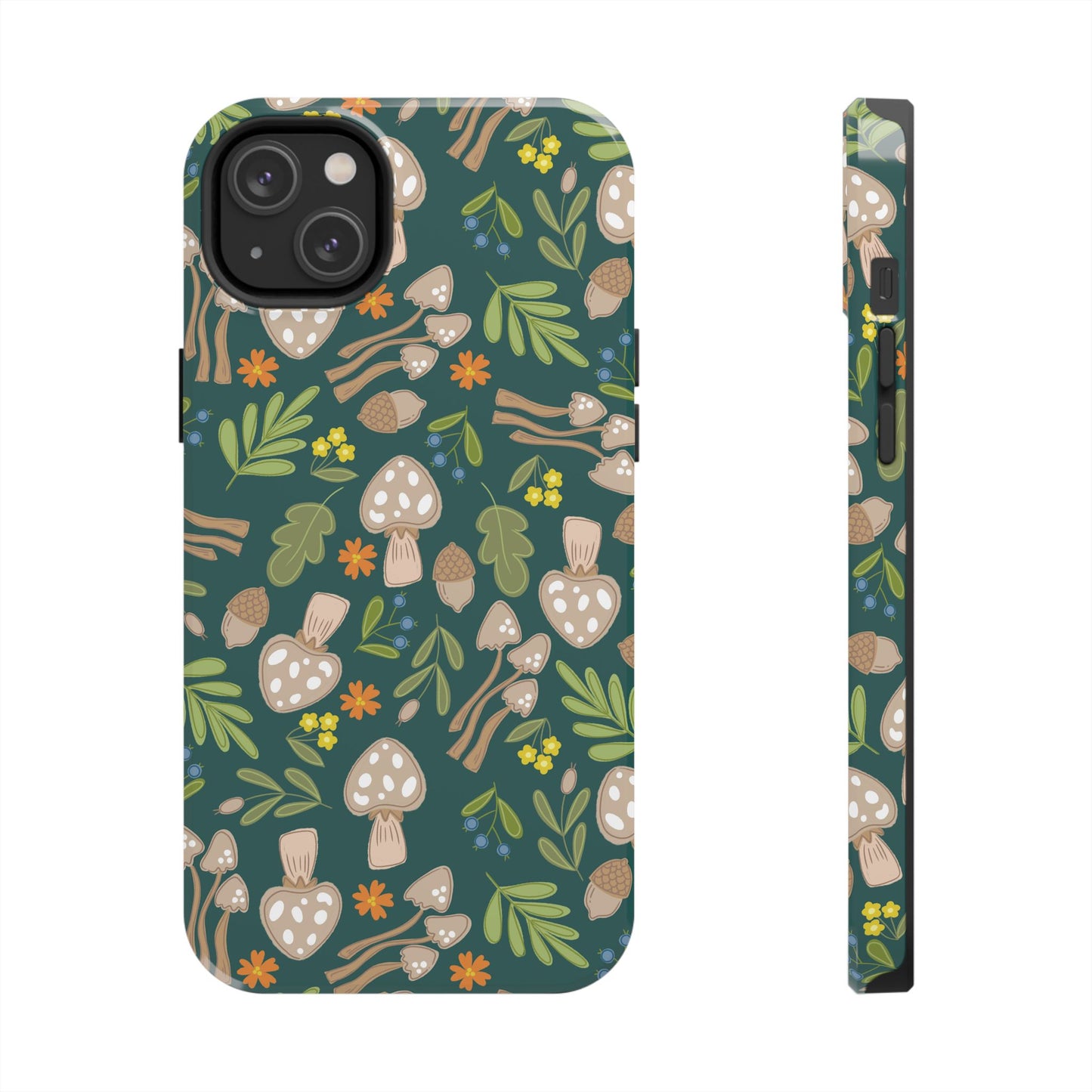 Forest Mushroom Bliss Tough Phone Cases | Nature Inspired iPhone Cover