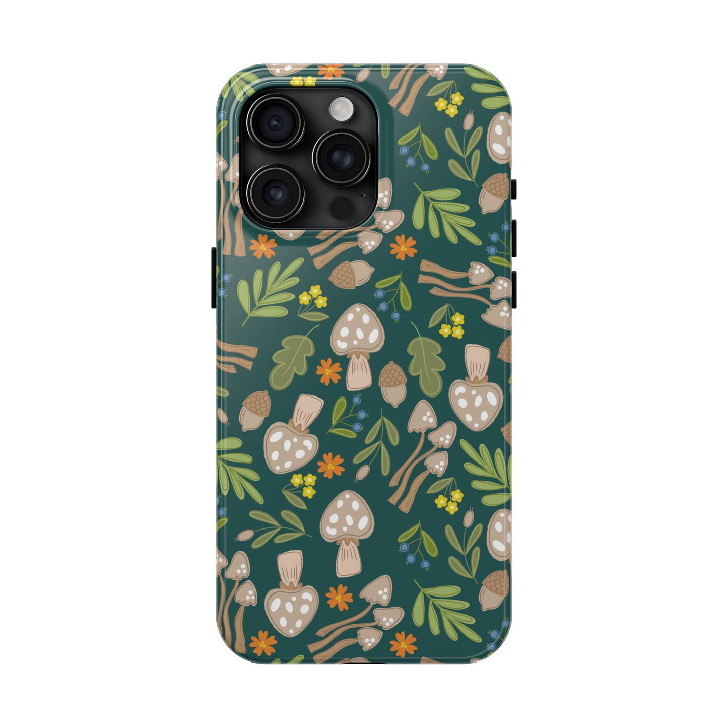 Forest Mushroom Bliss Tough Phone Cases | Nature Inspired iPhone Cover