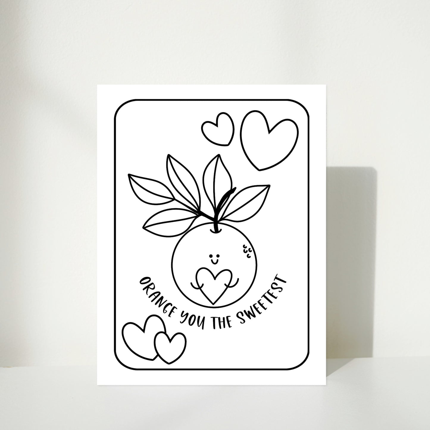 Love Puns Coloring Page Printable | 10 Digital Cards for Couples, Lovers, Best Friends & Foodies