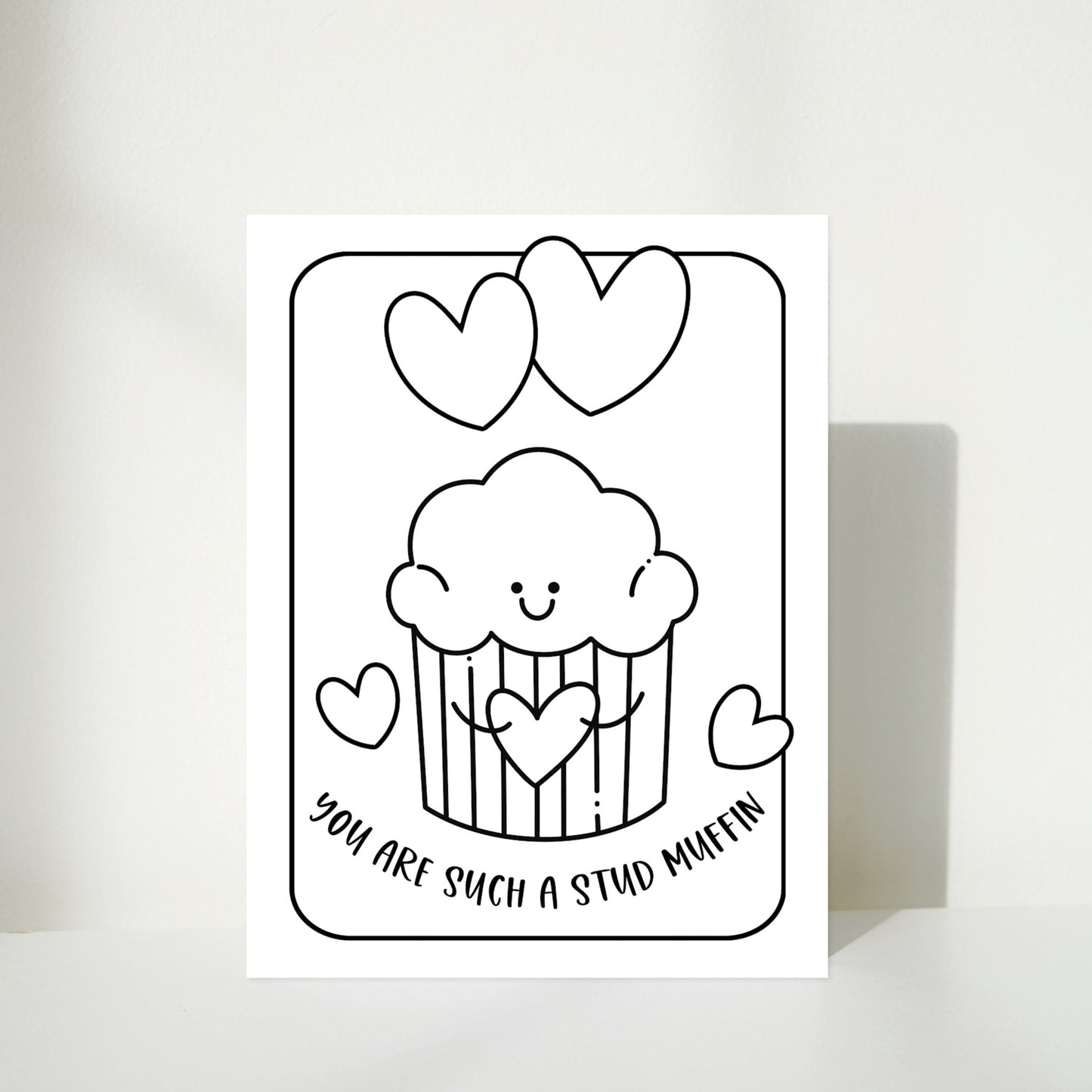 Love Puns Coloring Page Printable | 10 Digital Cards for Couples, Lovers, Best Friends & Foodies