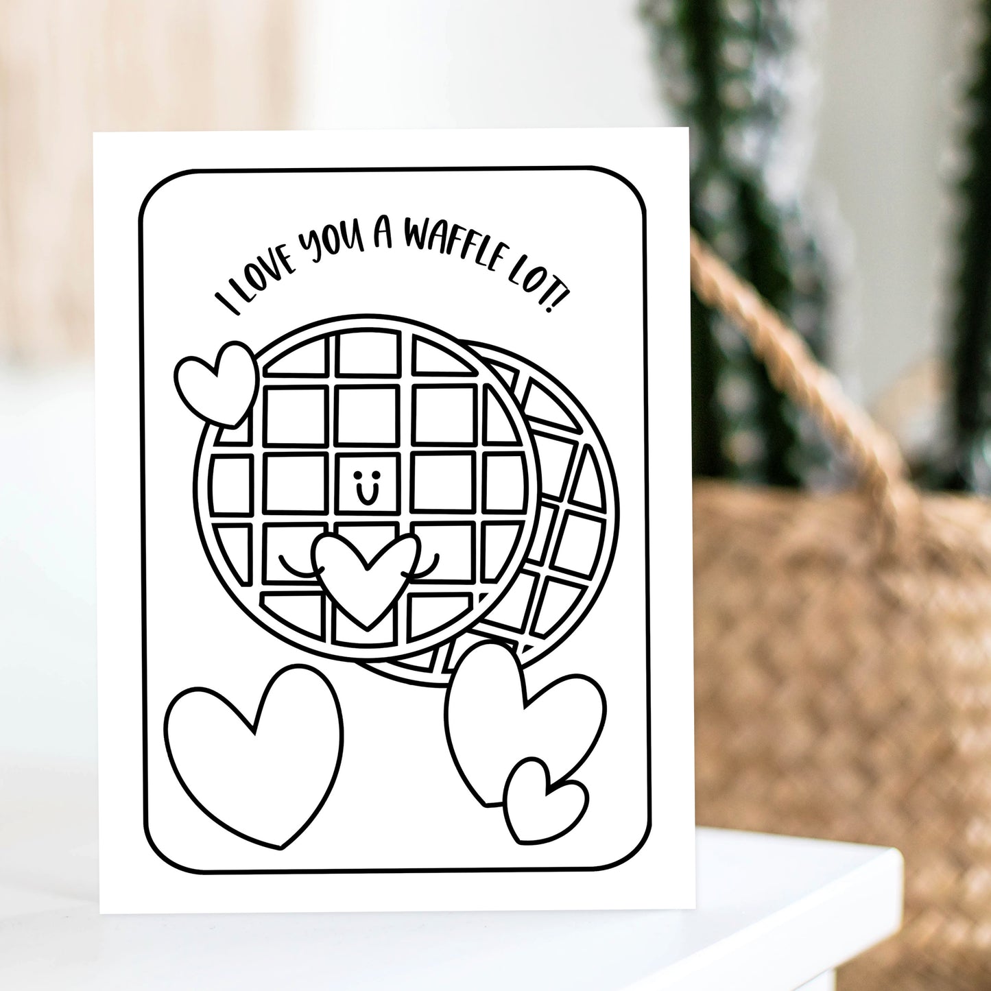 Love Puns Coloring Page Printable | 10 Digital Cards for Couples, Lovers, Best Friends & Foodies