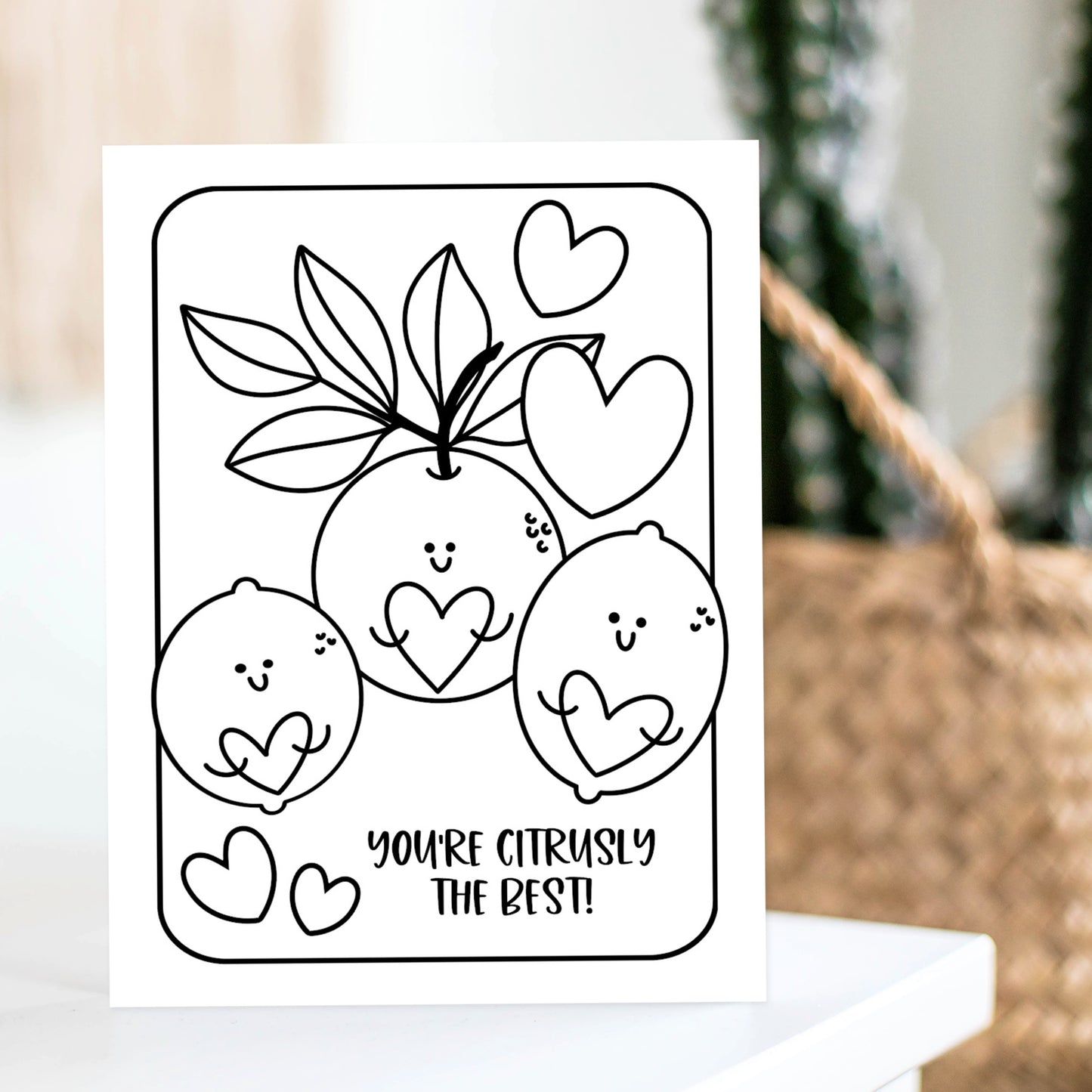 Love Puns Coloring Page Printable | 10 Digital Cards for Couples, Lovers, Best Friends & Foodies