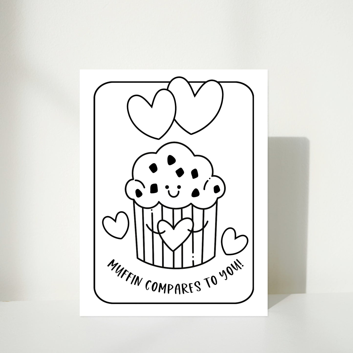 Love Puns Coloring Page Printable | 10 Digital Cards for Couples, Lovers, Best Friends & Foodies