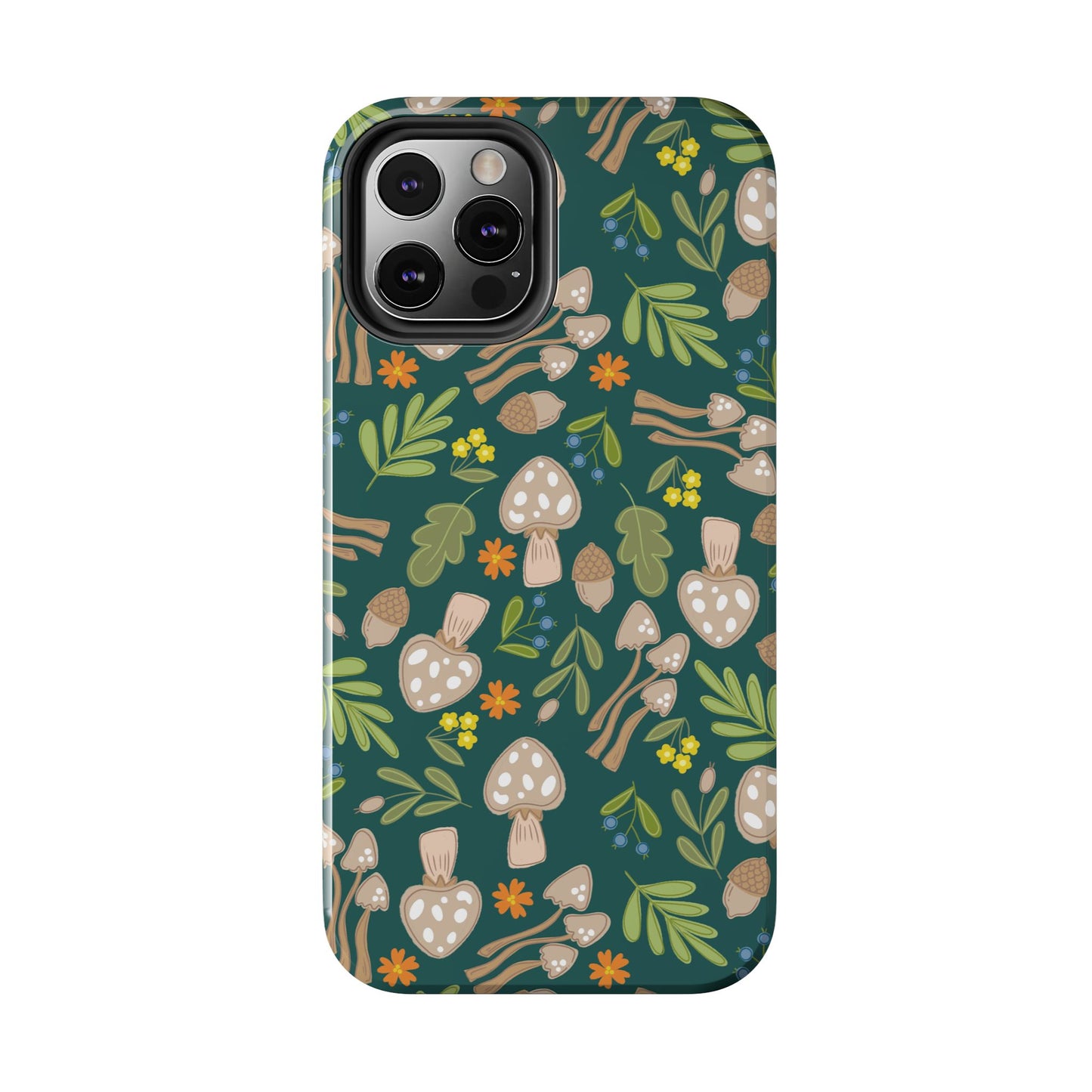 Forest Mushroom Bliss Tough Phone Cases | Nature Inspired iPhone Cover