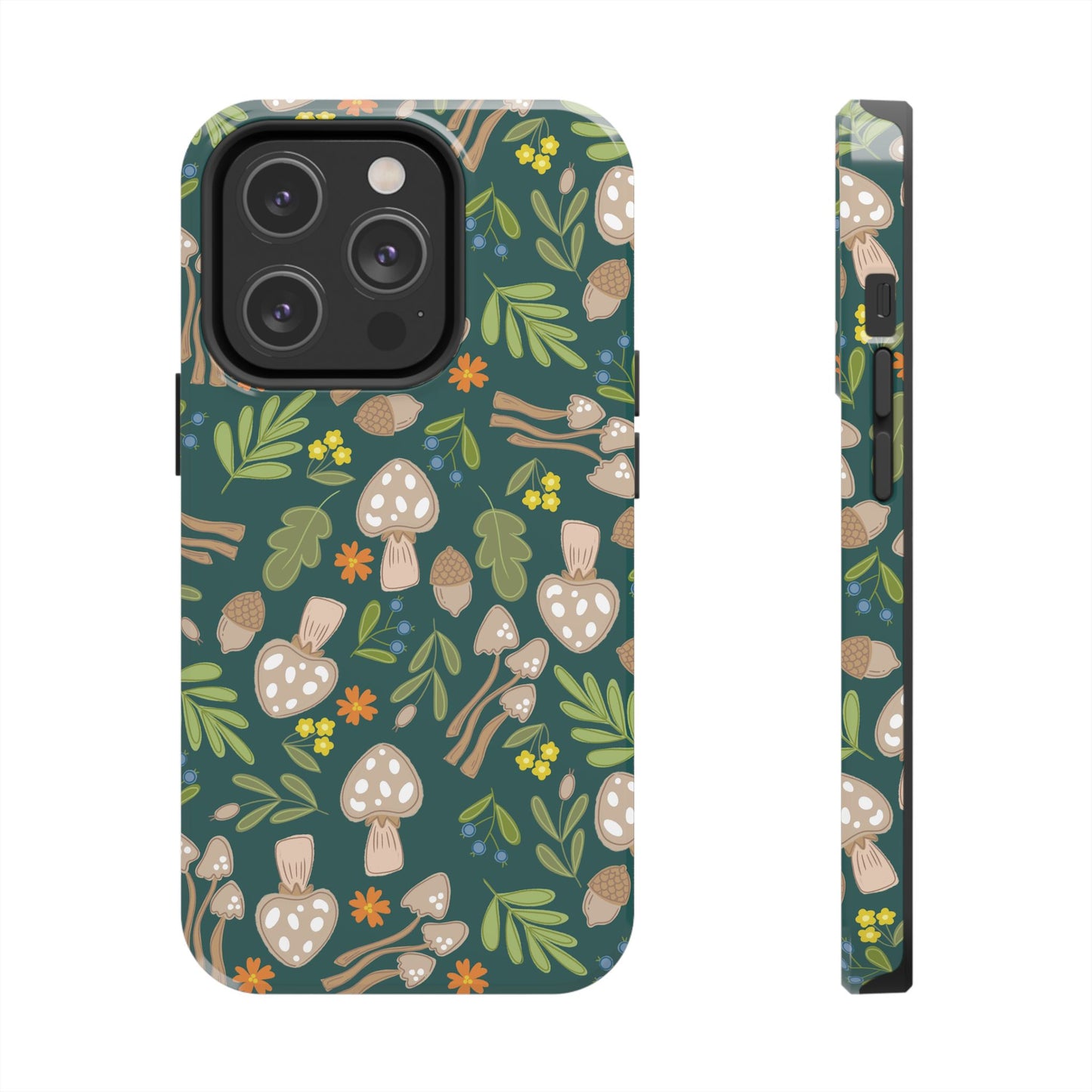 Forest Mushroom Bliss Tough Phone Cases | Nature Inspired iPhone Cover