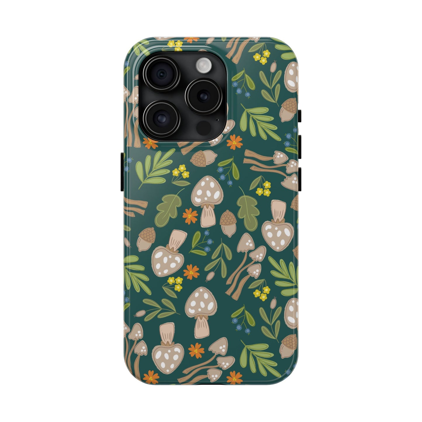 Forest Mushroom Bliss Tough Phone Cases | Nature Inspired iPhone Cover