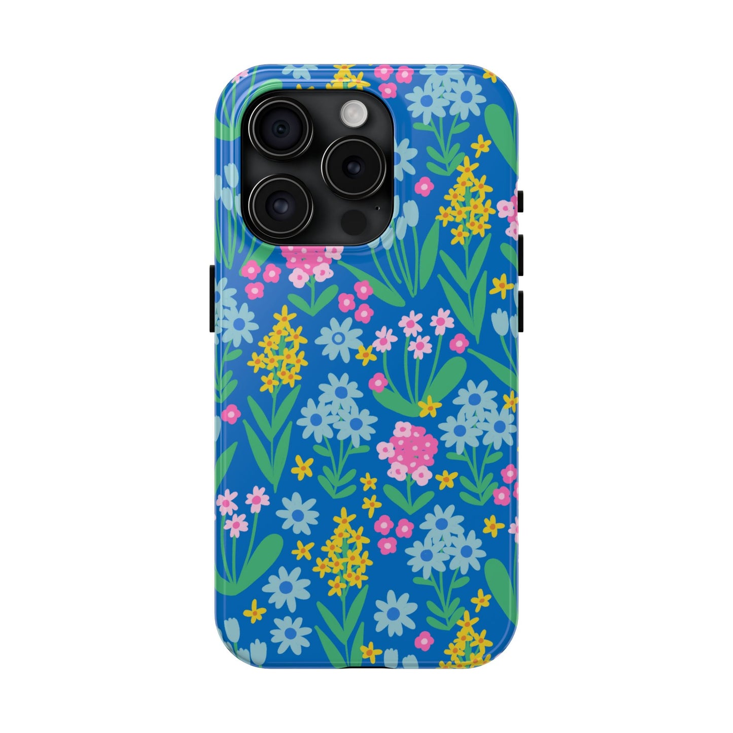 Wildflower Wishes | Blue Floral Tough iPhone Samsung Cases | Nature Inspired iPhone Cover