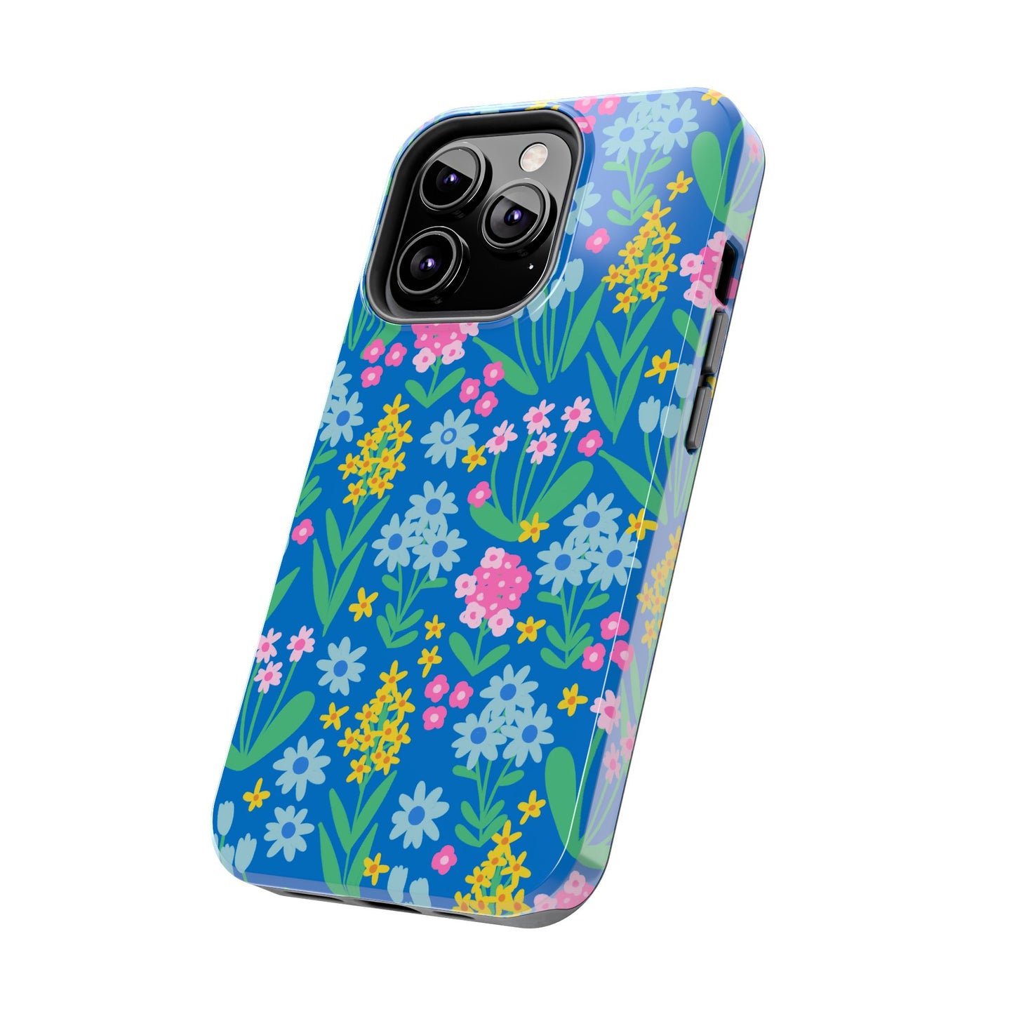 Wildflower Wishes | Blue Floral Tough iPhone Samsung Cases | Nature Inspired iPhone Cover