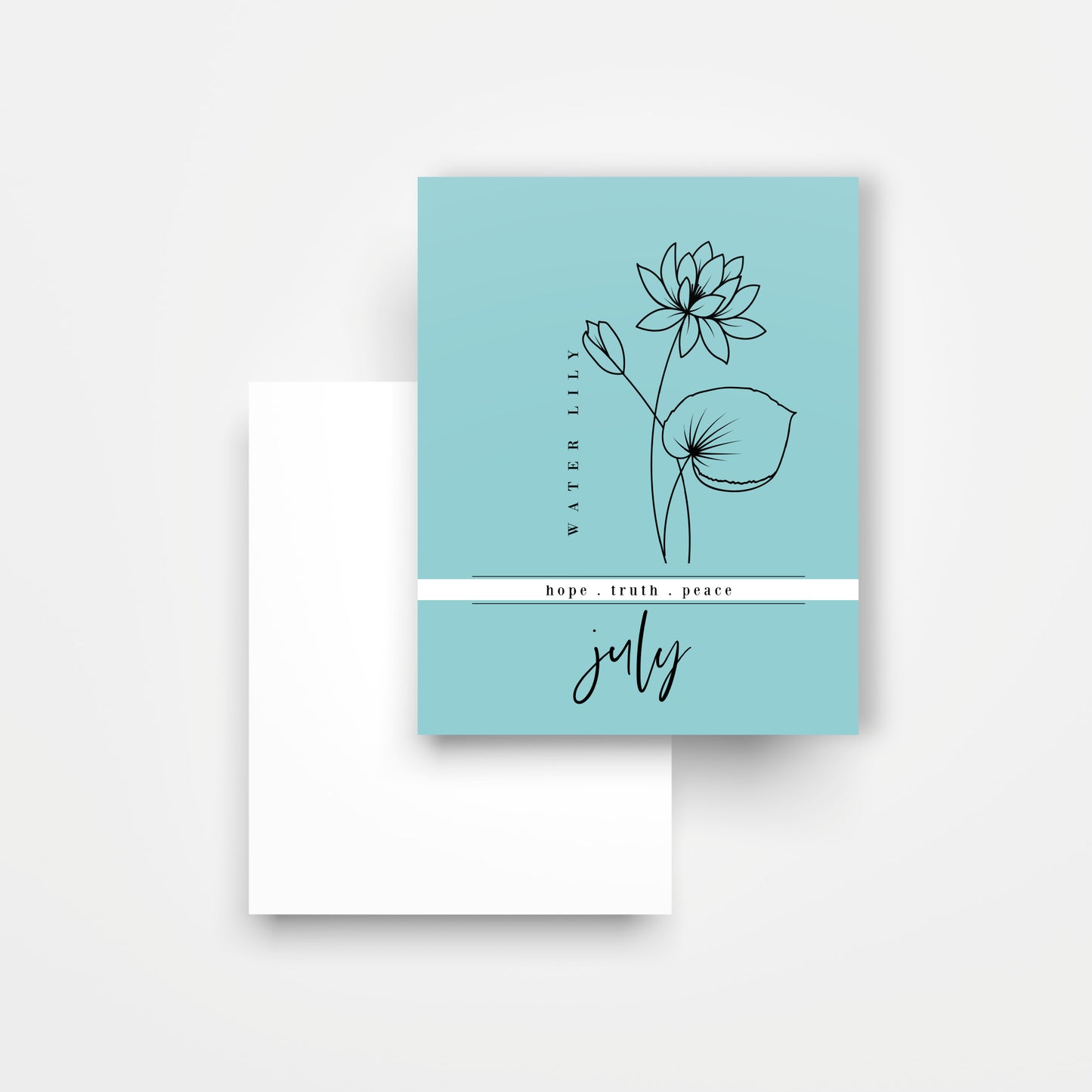 12 Month Birth Flower Notecards + Envelopes | Full Year Birthday Postcards | Gift Note Card Decor Mini Prints