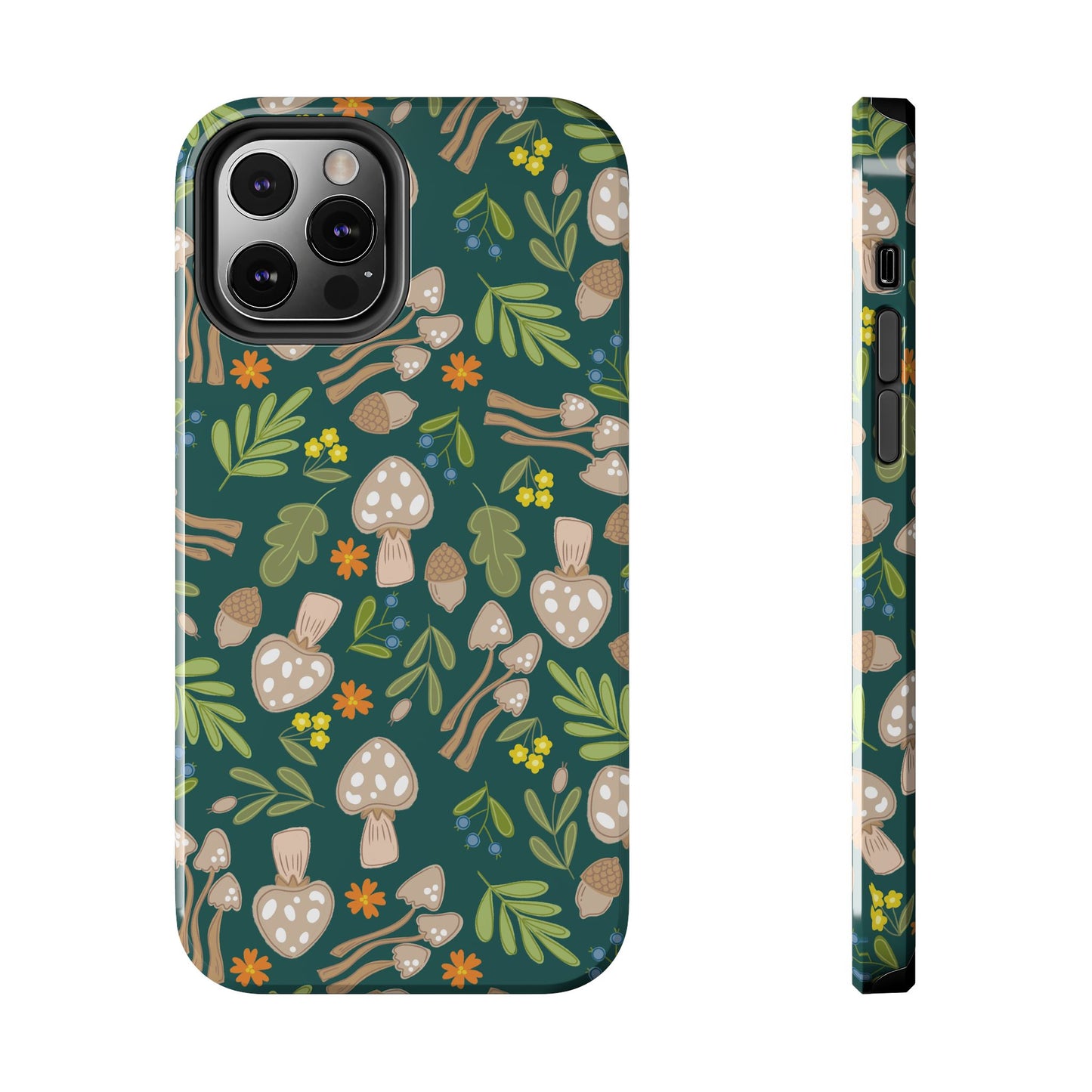 Forest Mushroom Bliss Tough Phone Cases | Nature Inspired iPhone Cover