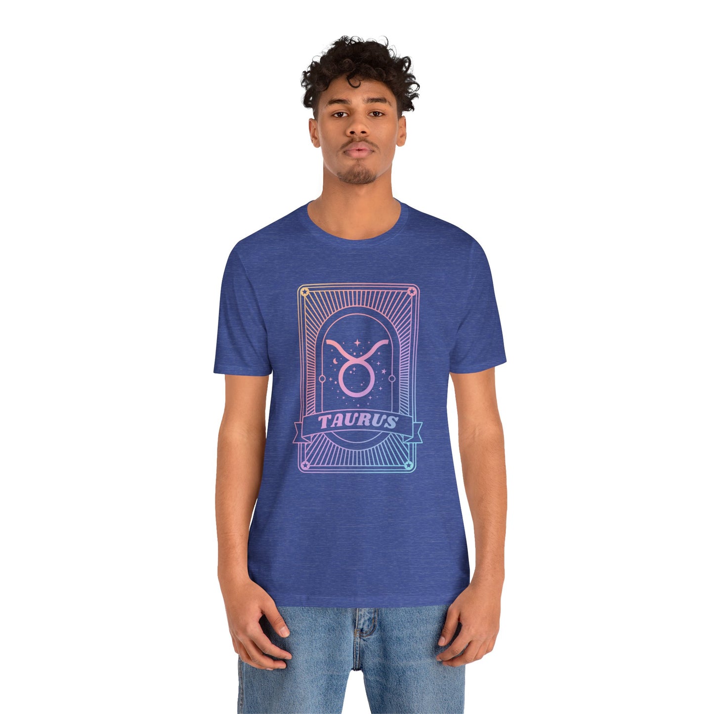 Taurus Zodiac Unisex Jersey Tee - Celestial Astrology Shirt for Astrology Lovers