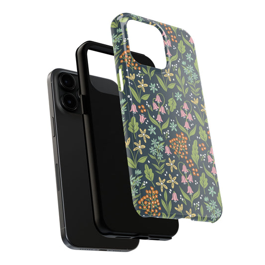 Forestcore Blooms Tough Phone Cases | Nature Inspired iPhone Cover