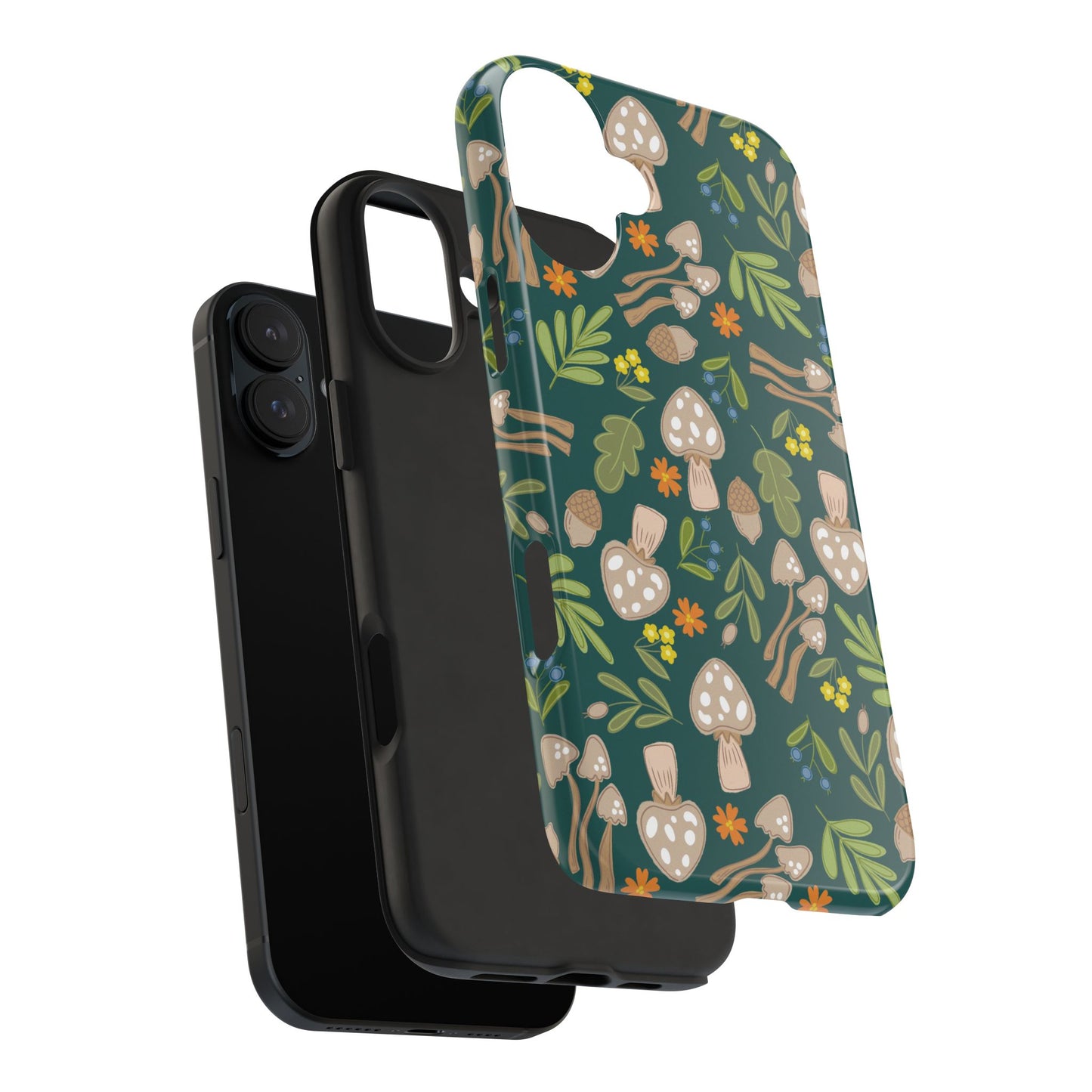 Forest Mushroom Bliss Tough Phone Cases | Nature Inspired iPhone Cover