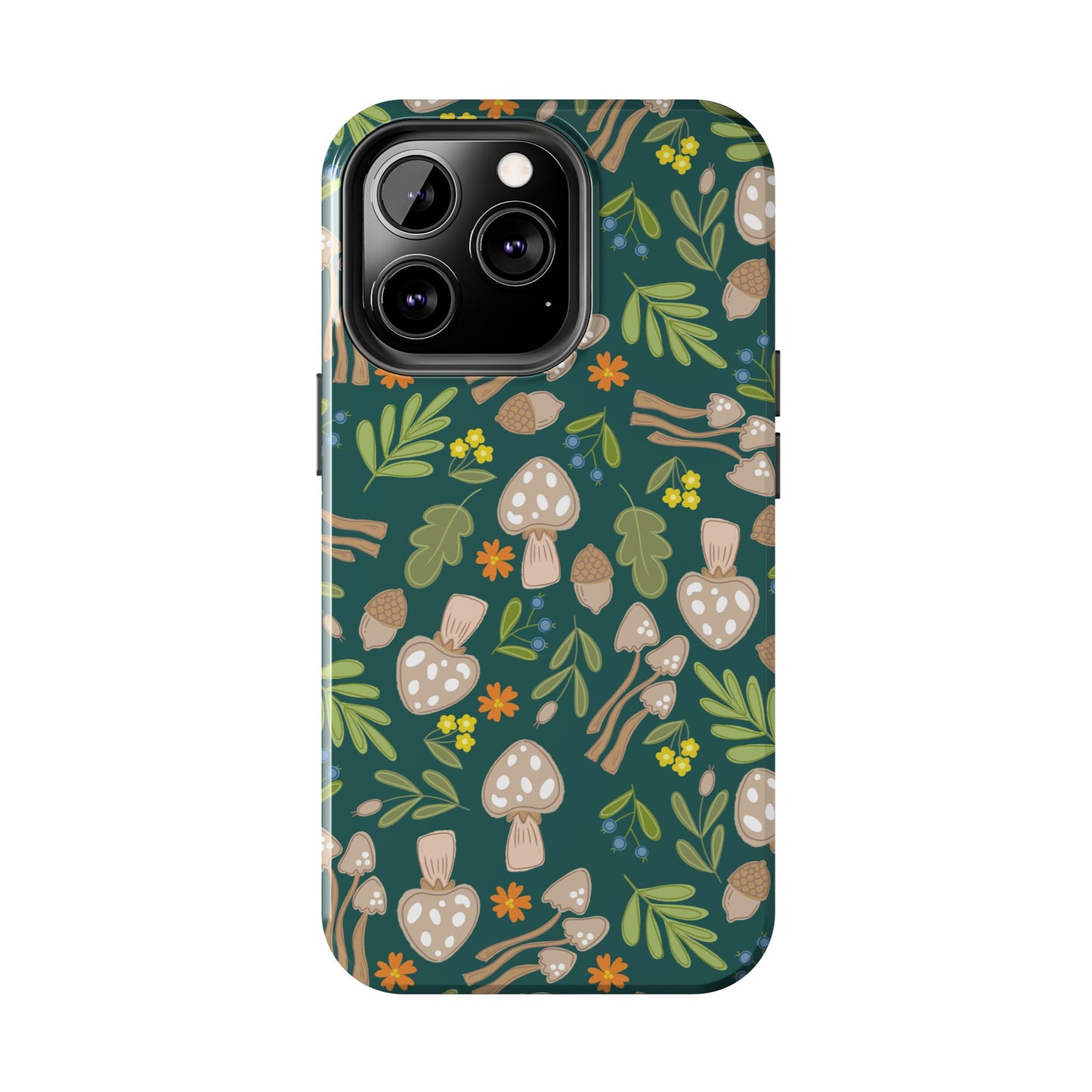 Forest Mushroom Bliss Tough Phone Cases | Nature Inspired iPhone Cover