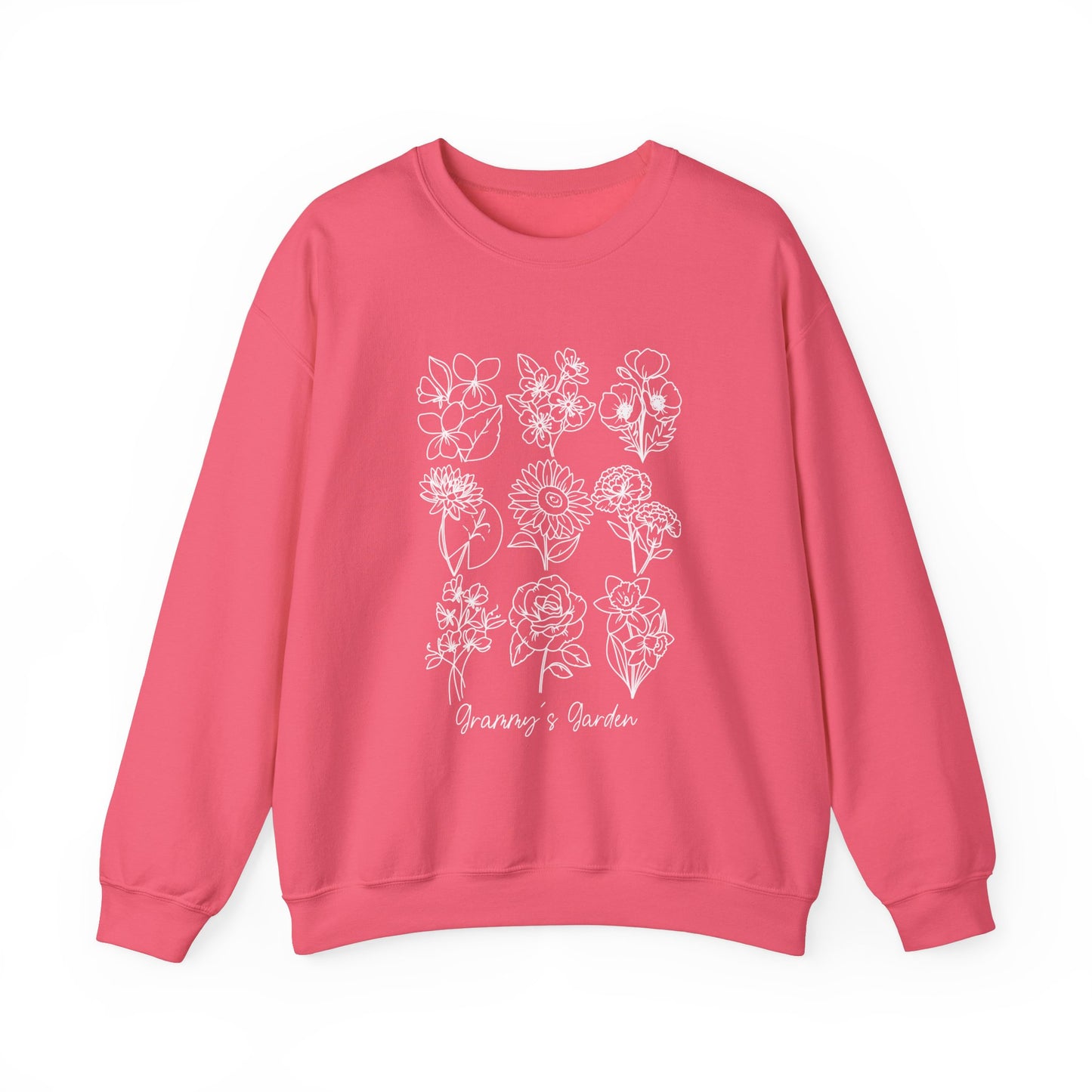 Personalized Birth Flower Garden Sweatshirt | Up to 12 Flowers