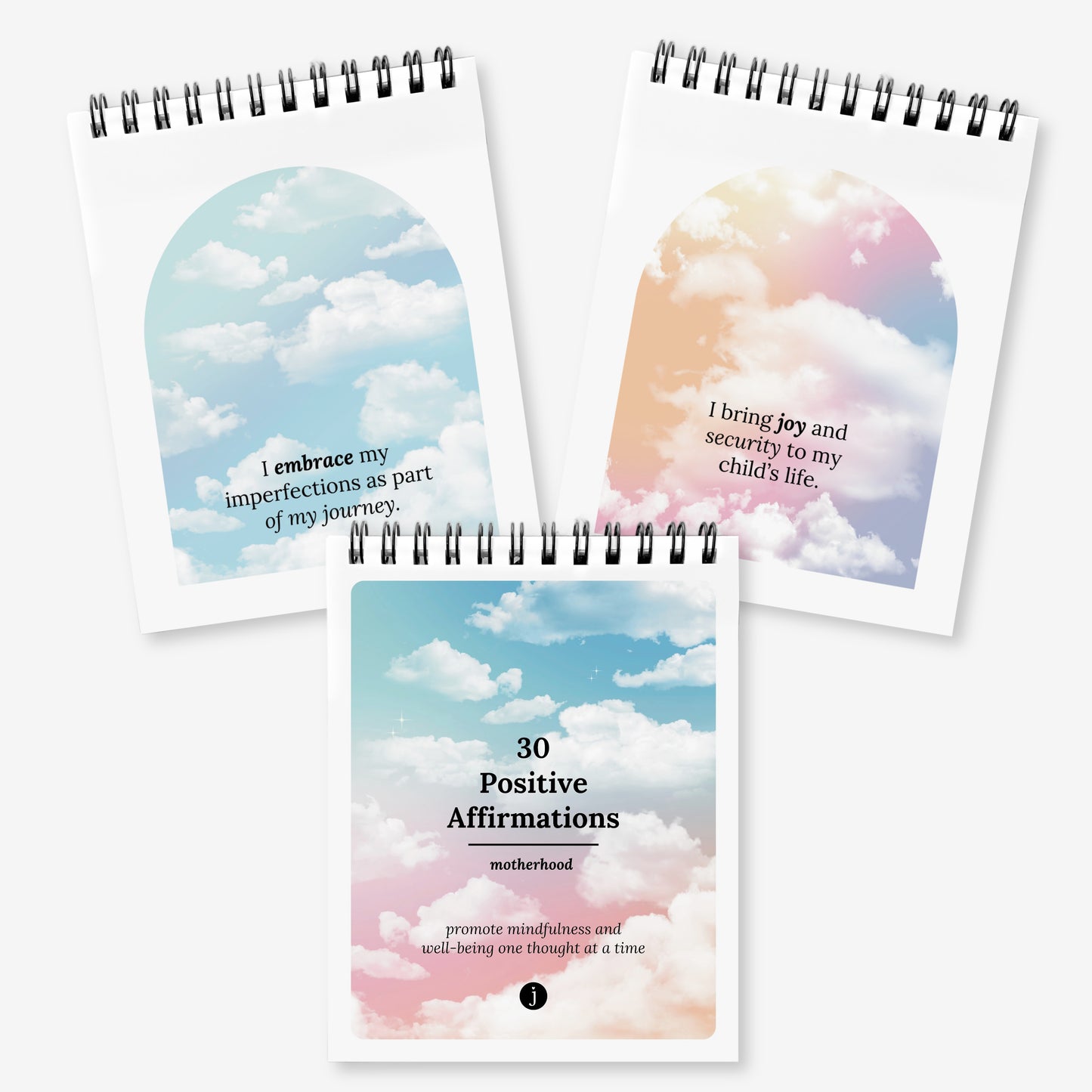 30 Pg Positive Affirmation Flip Book | Wellness, Motherhood, Workplace Themes | Pocket Size