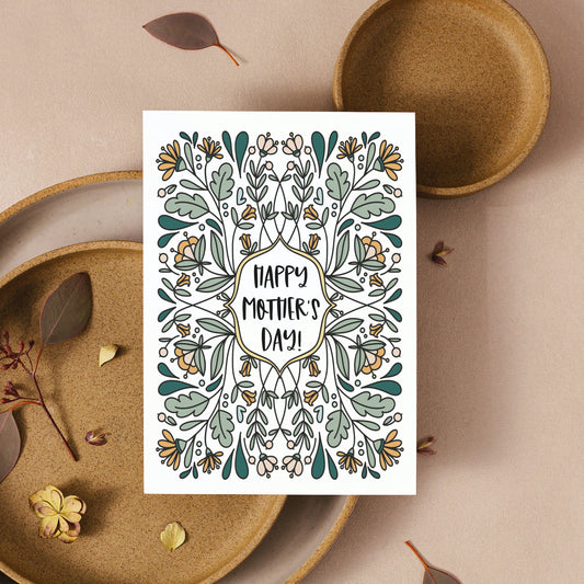Happy Mother's Day Printable Card | HMD Digital Gift Card | Garden Inspired Card for Mom