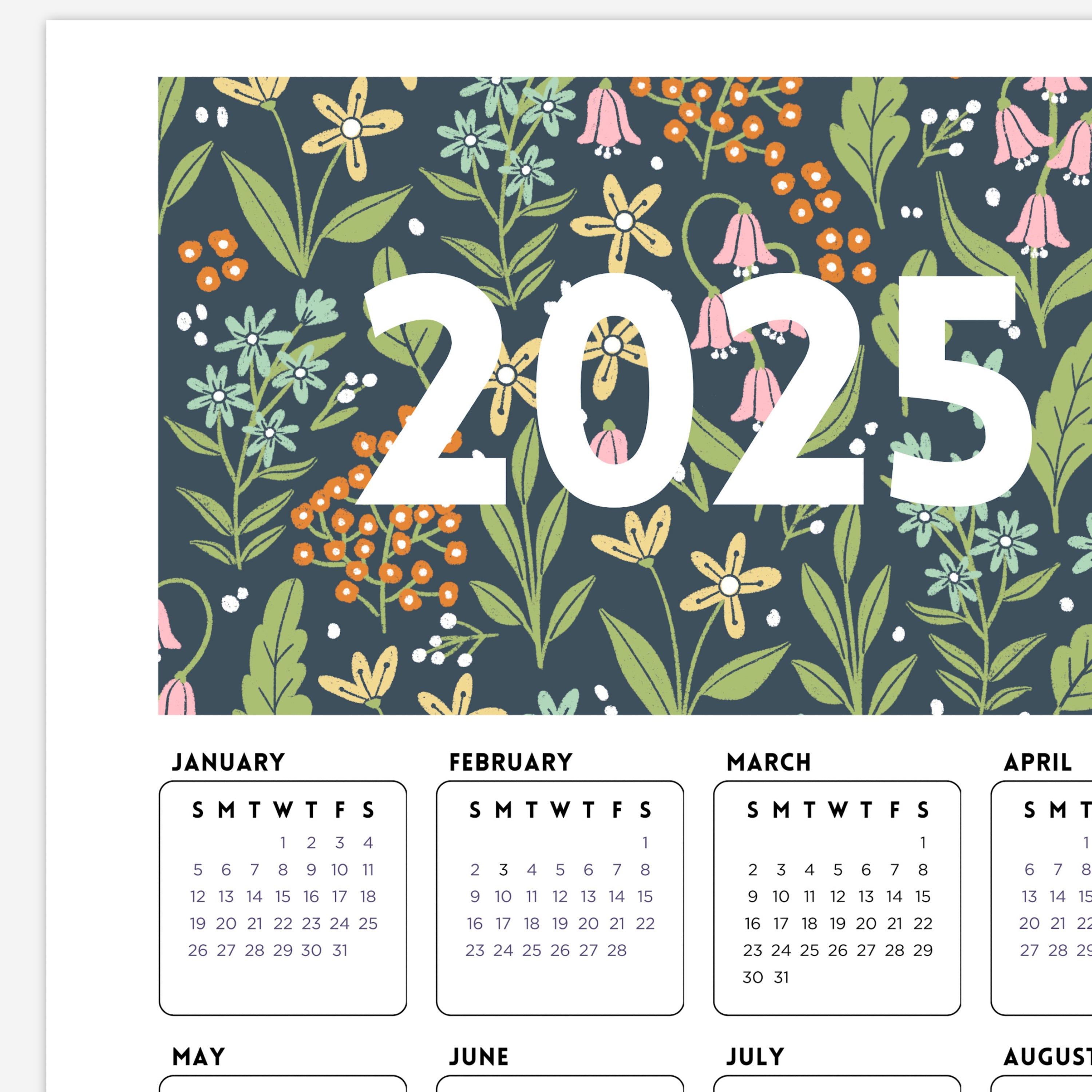 Funny Nature 2025 Calendar - White Elephant and Secret Santa