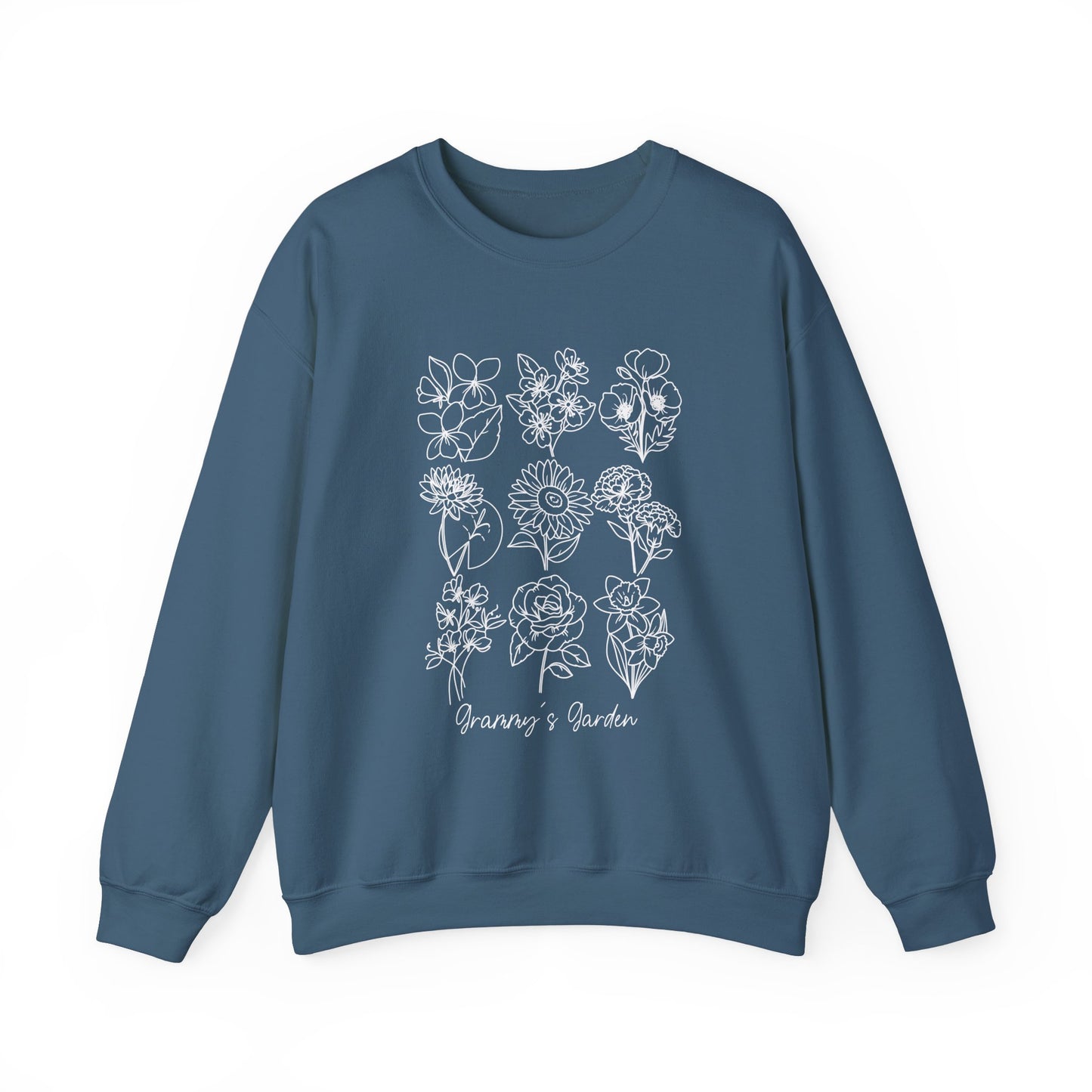 Personalized Birth Flower Garden Sweatshirt | Up to 12 Flowers