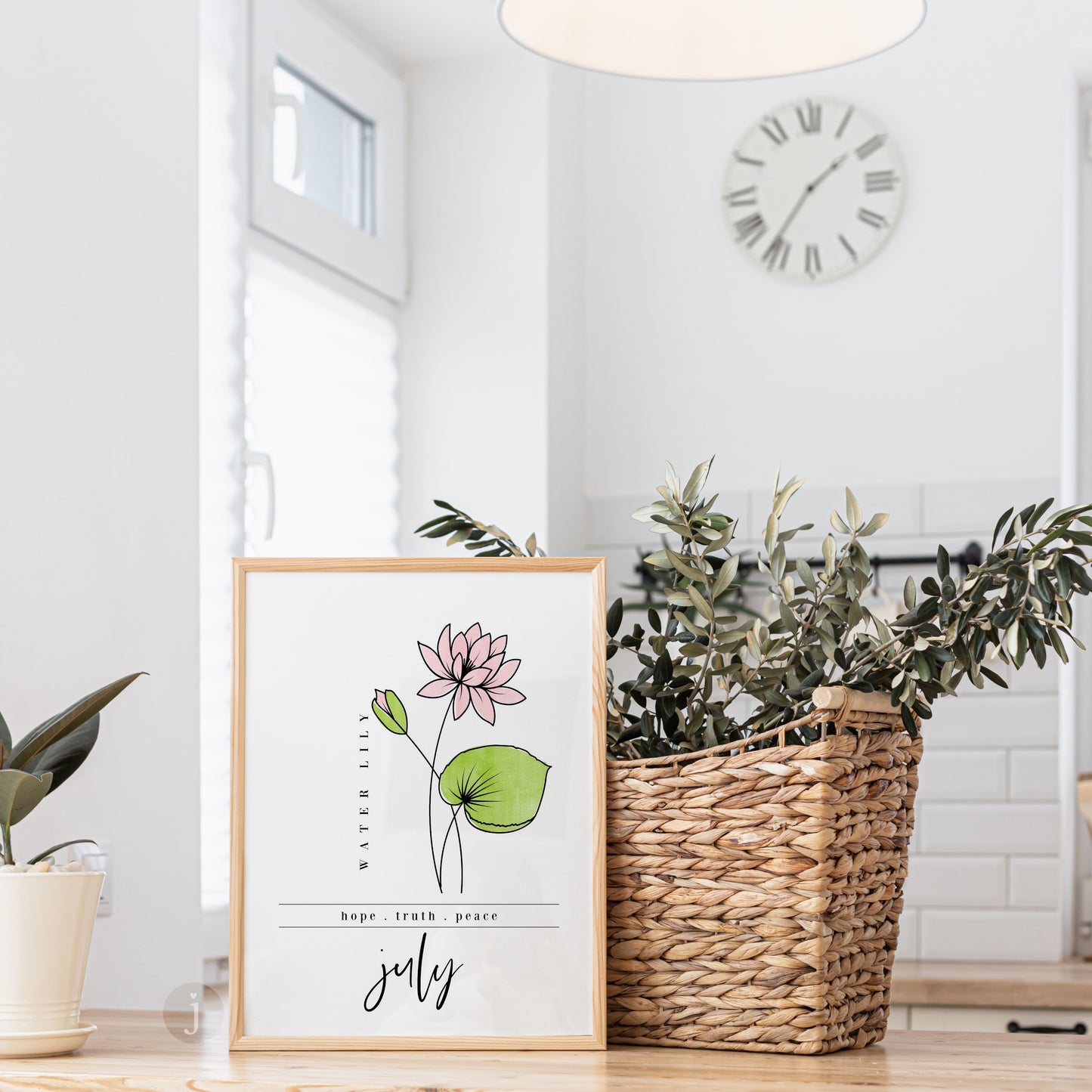 Pick Your Birth Flower Unframed Art Print | Garden Inspired Gift for Birthdays | 27 Flower Options